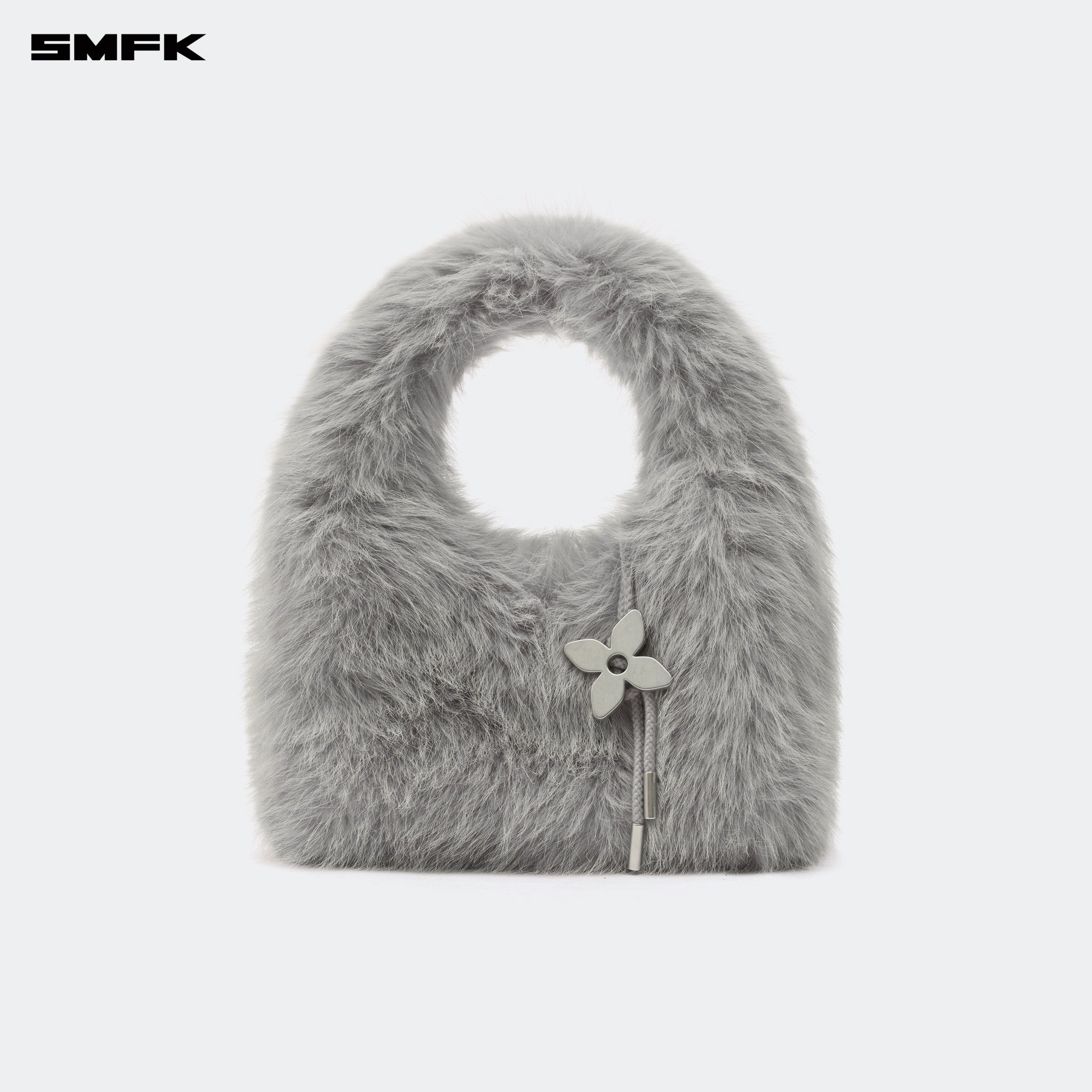 Compass Cobble Small Bag In Gray - SMFK Official