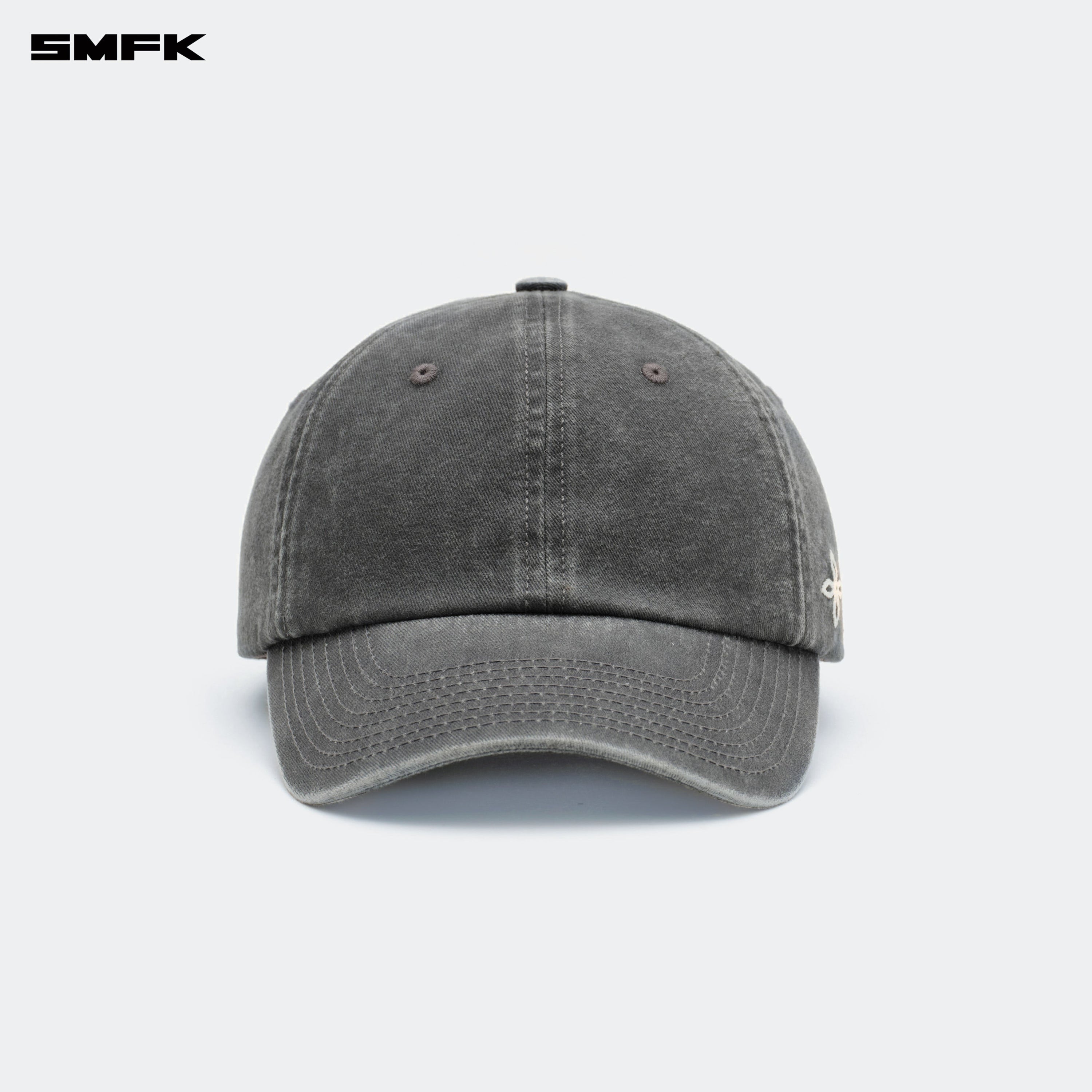 Compass Cross Chain Badge Baseball Cap Storm Gray - SMFK Official