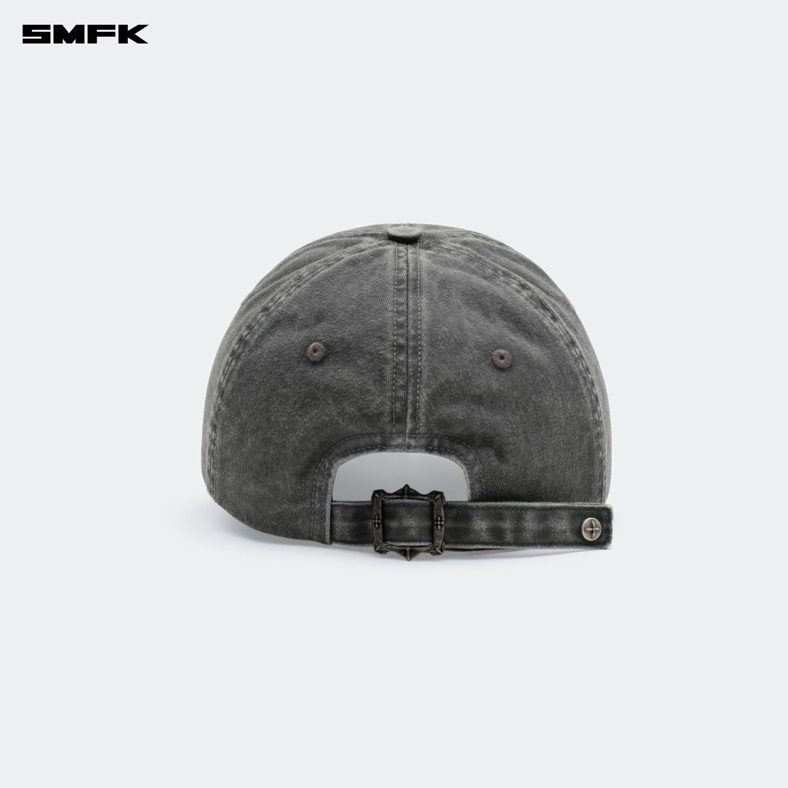 Compass Cross Chain Badge Baseball Cap Storm Gray - SMFK Official