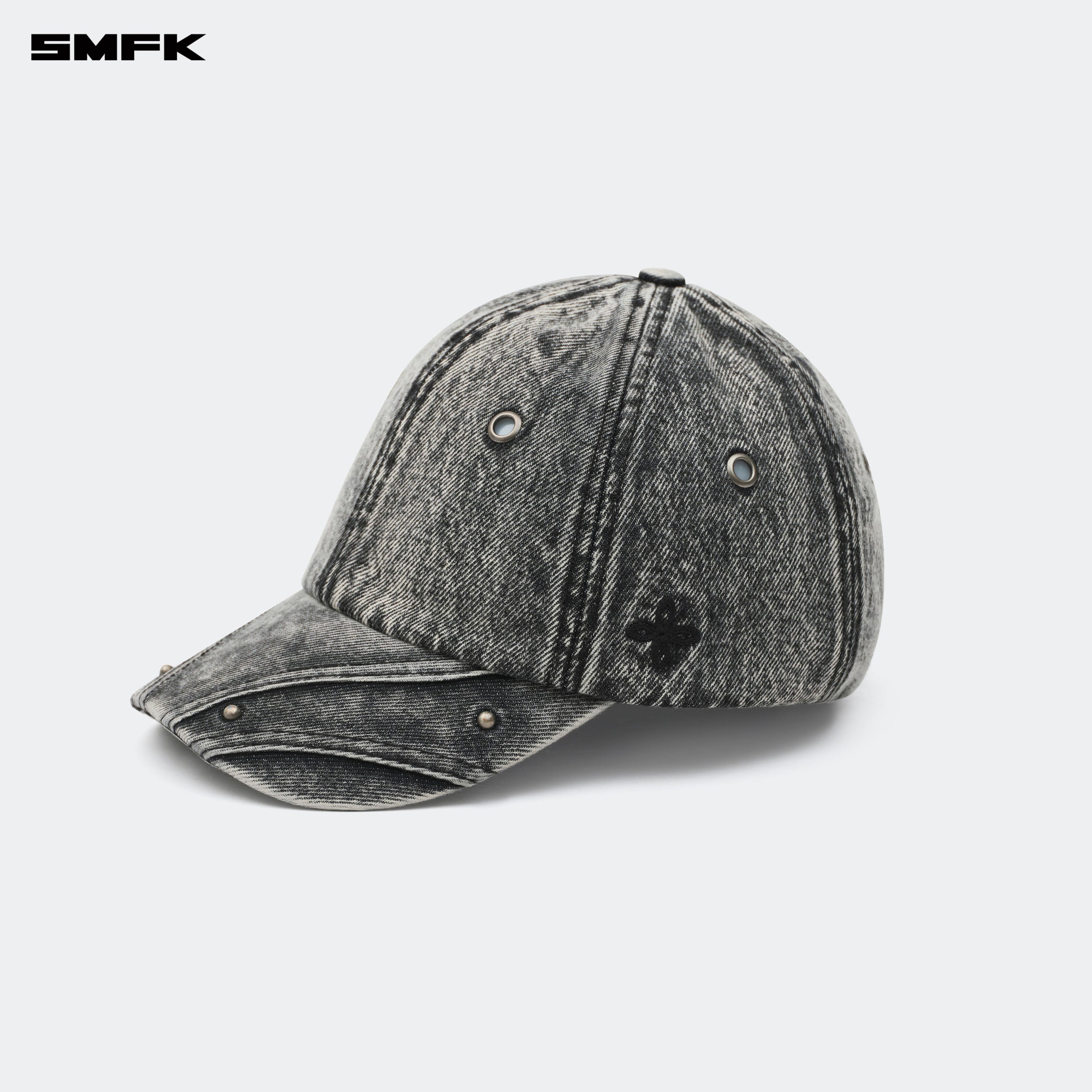 Compass Cross Denim Snowflake Cap - SMFK Official