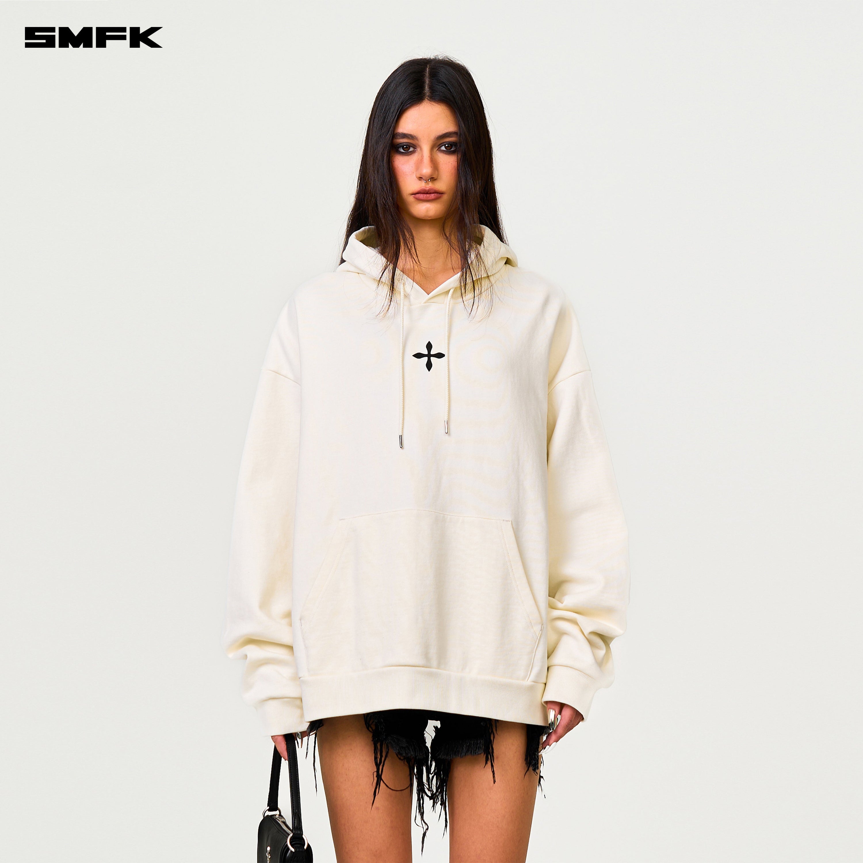 Compass Cross Eternal 1st Generation Hoodie White - SMFK Official