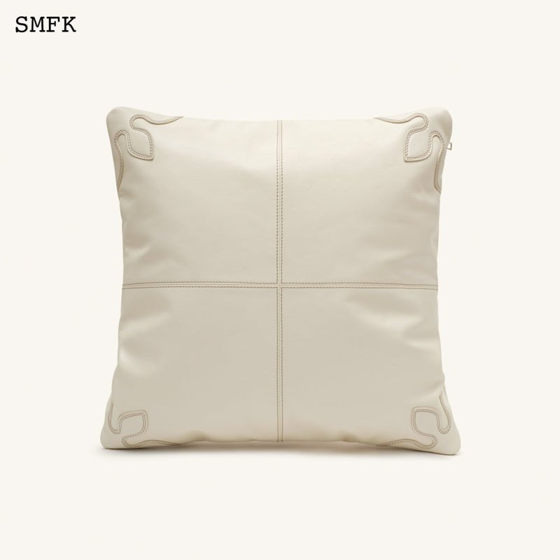 COMPASS Cross Flower Leather Pillow - SMFK Official