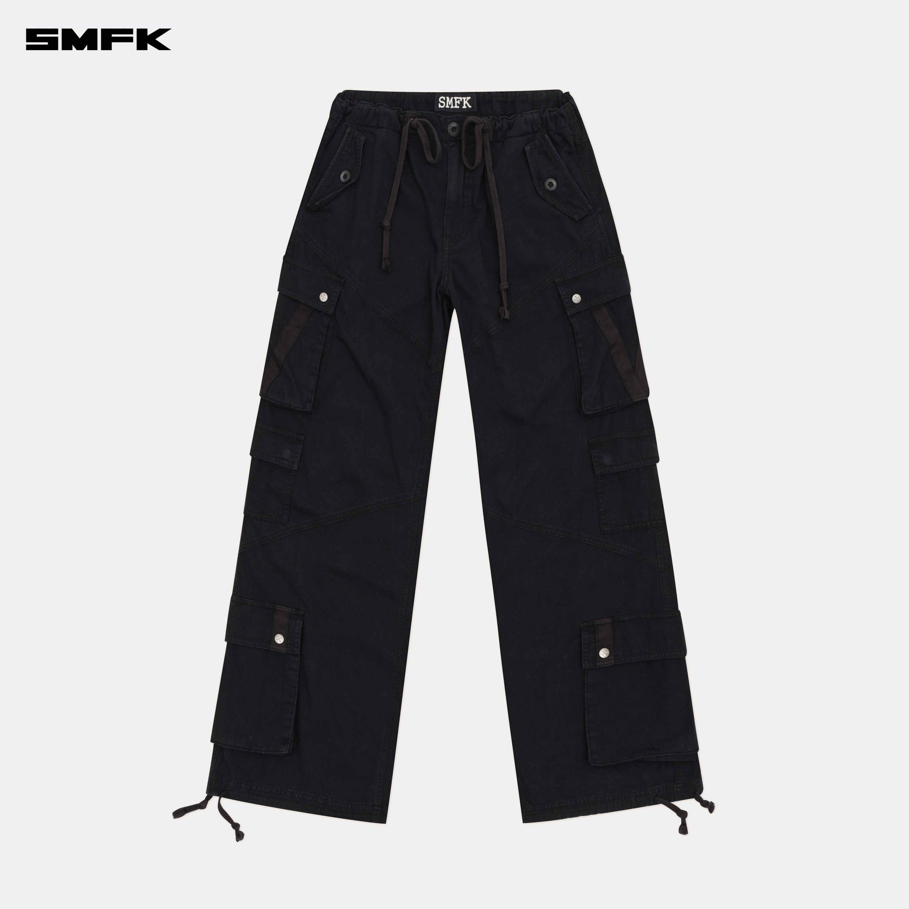 Compass Cyber Tarpan Retro Paratrooper Pants Black - SMFK Official