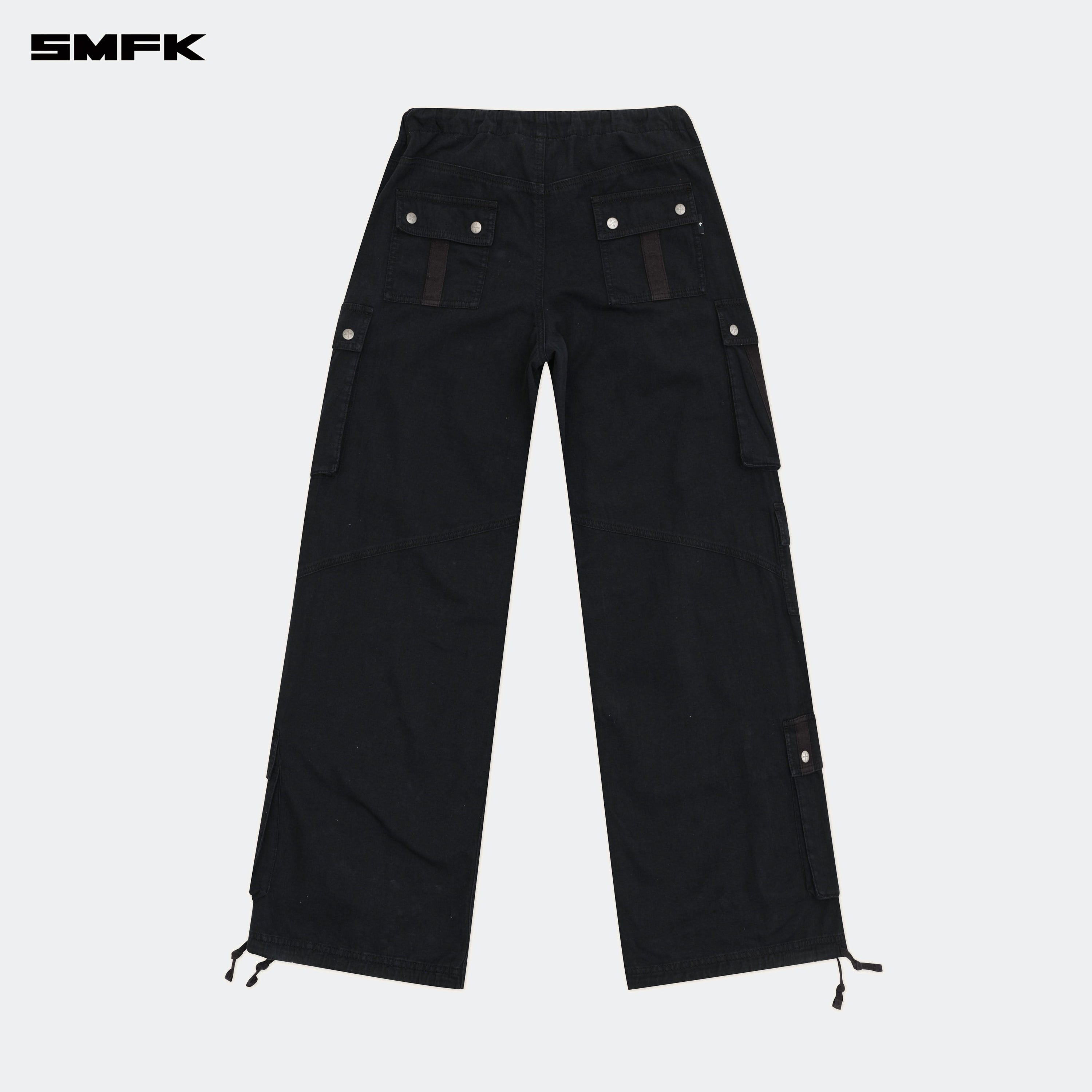 Compass Cyber Tarpan Retro Paratrooper Pants Black - SMFK Official