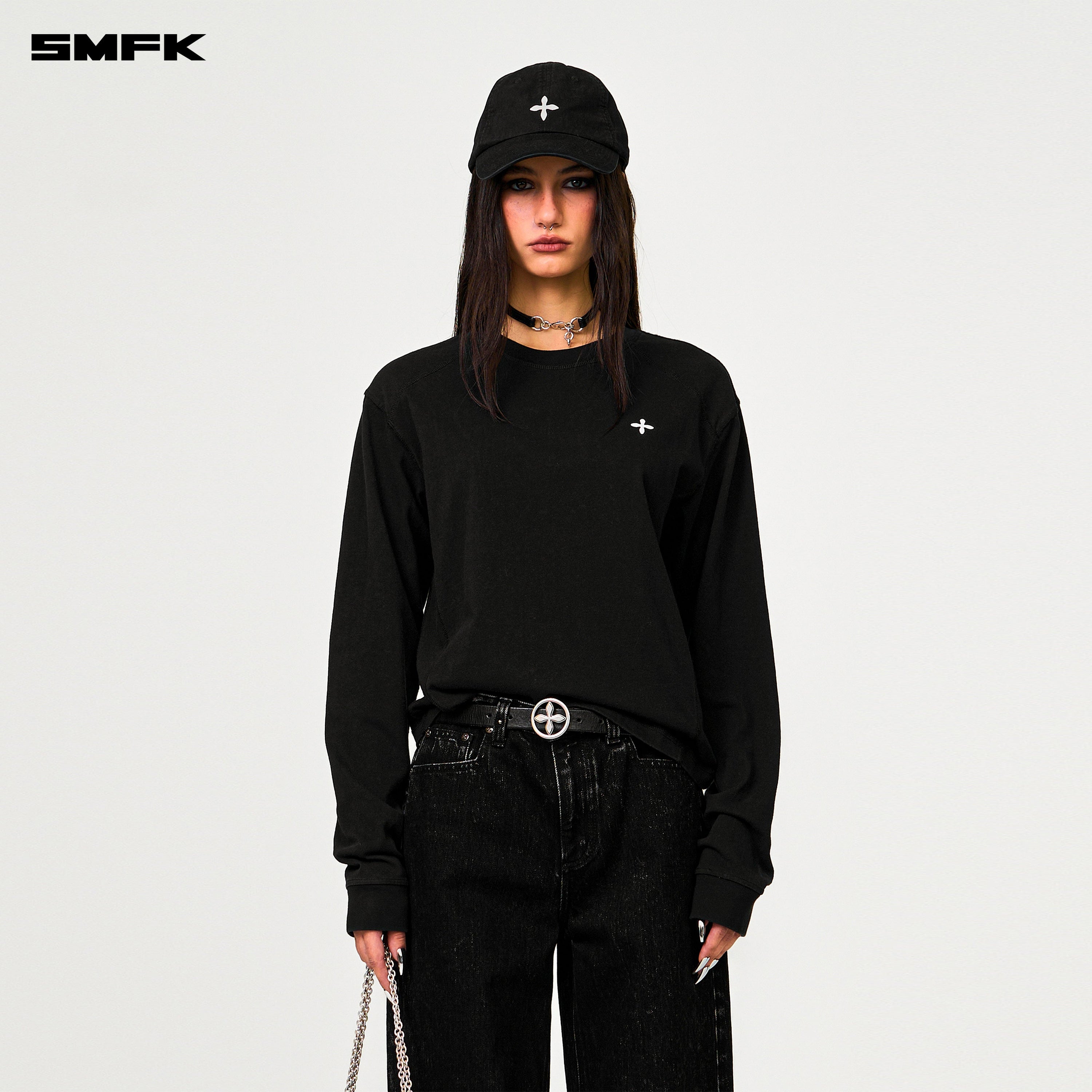 Compass Designer Black Sweatshirt - SMFK Official