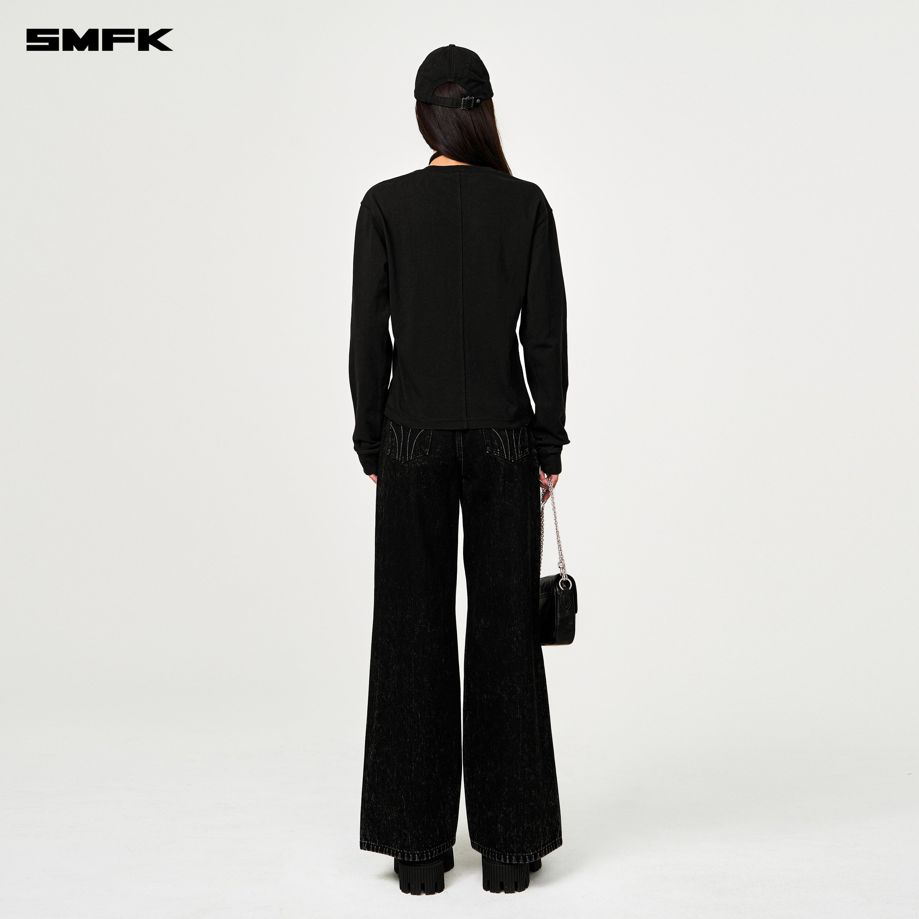 Compass Designer Black Sweatshirt - SMFK Official