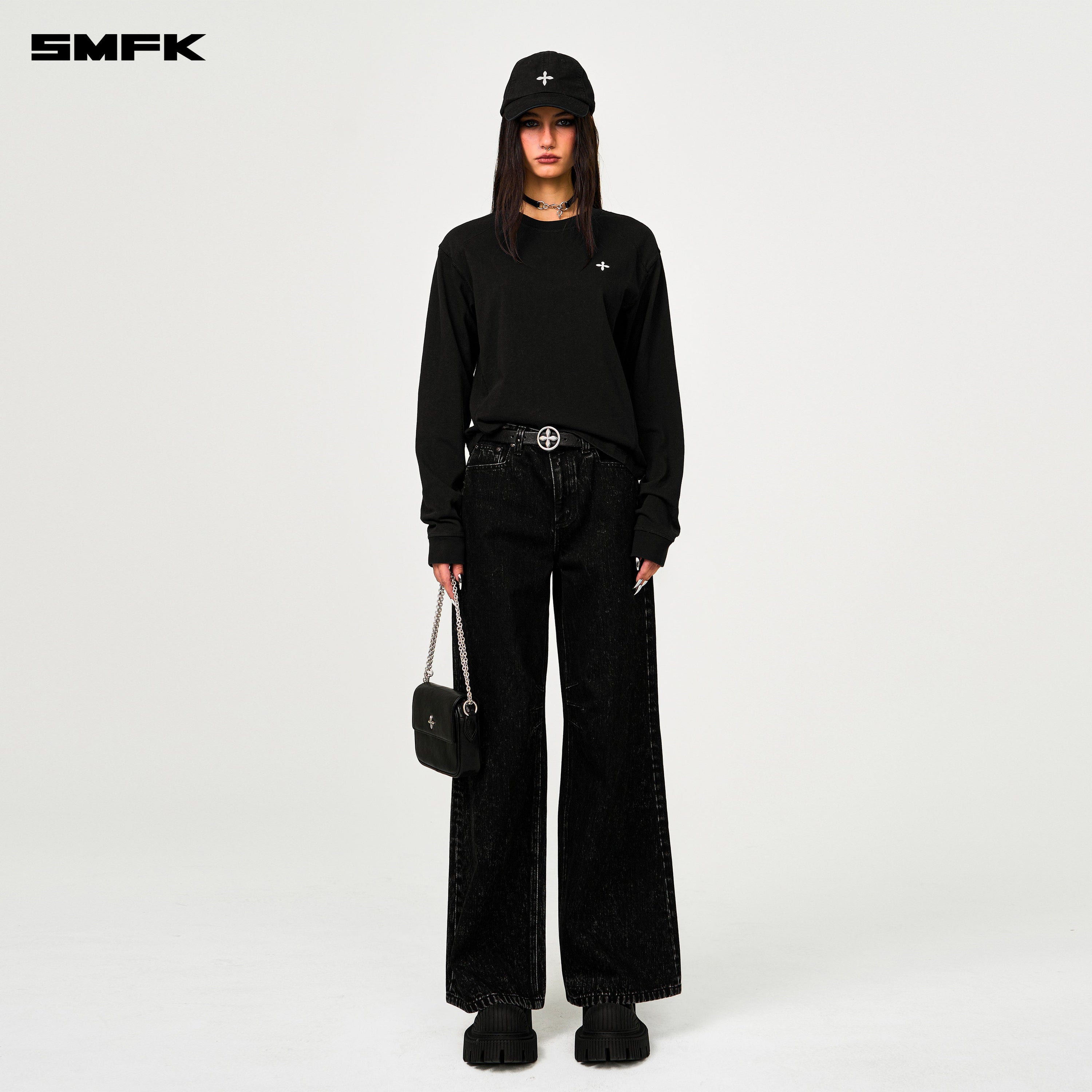 Compass Designer Black Sweatshirt - SMFK Official