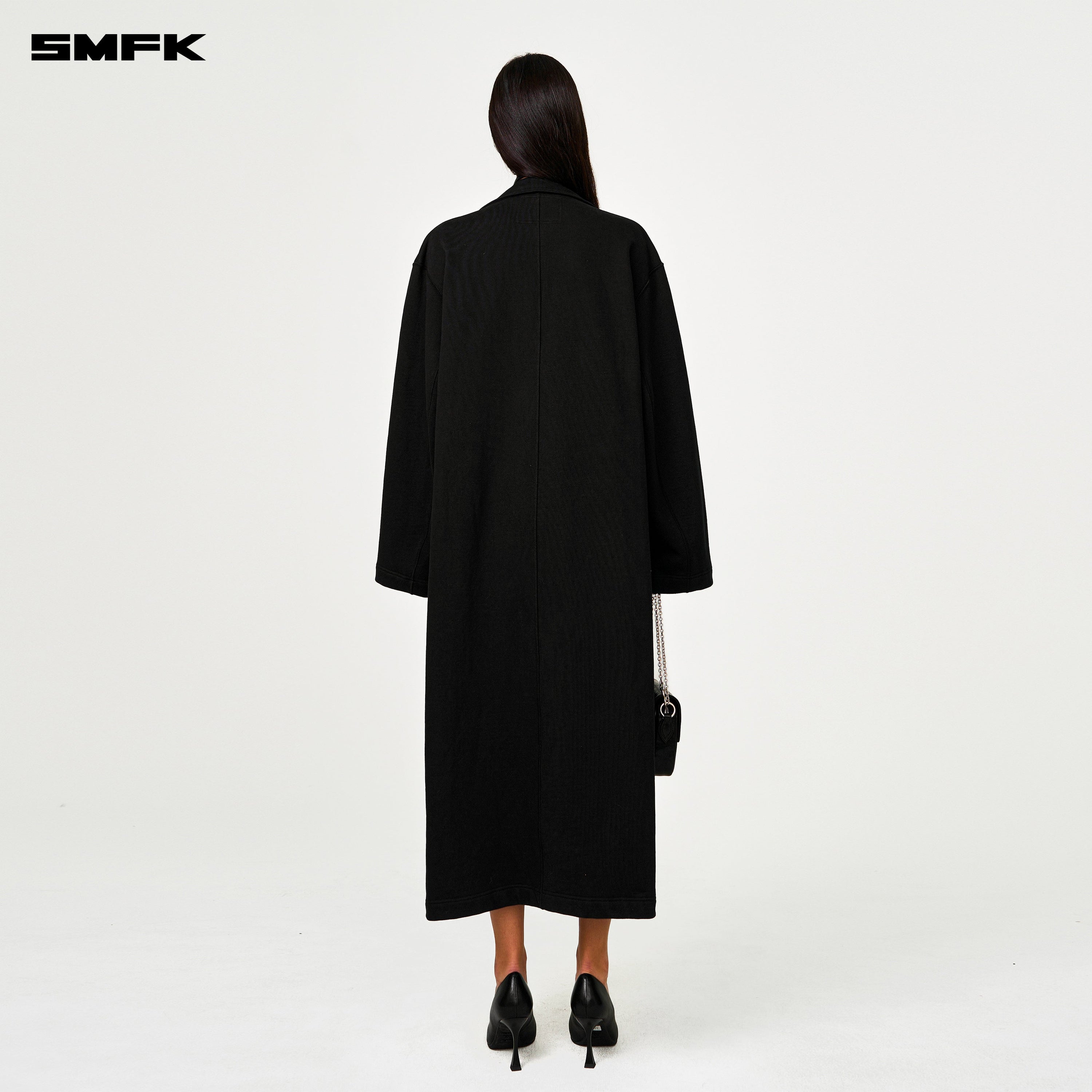 Compass Designer Classical Sports Coat In Black - SMFK Official