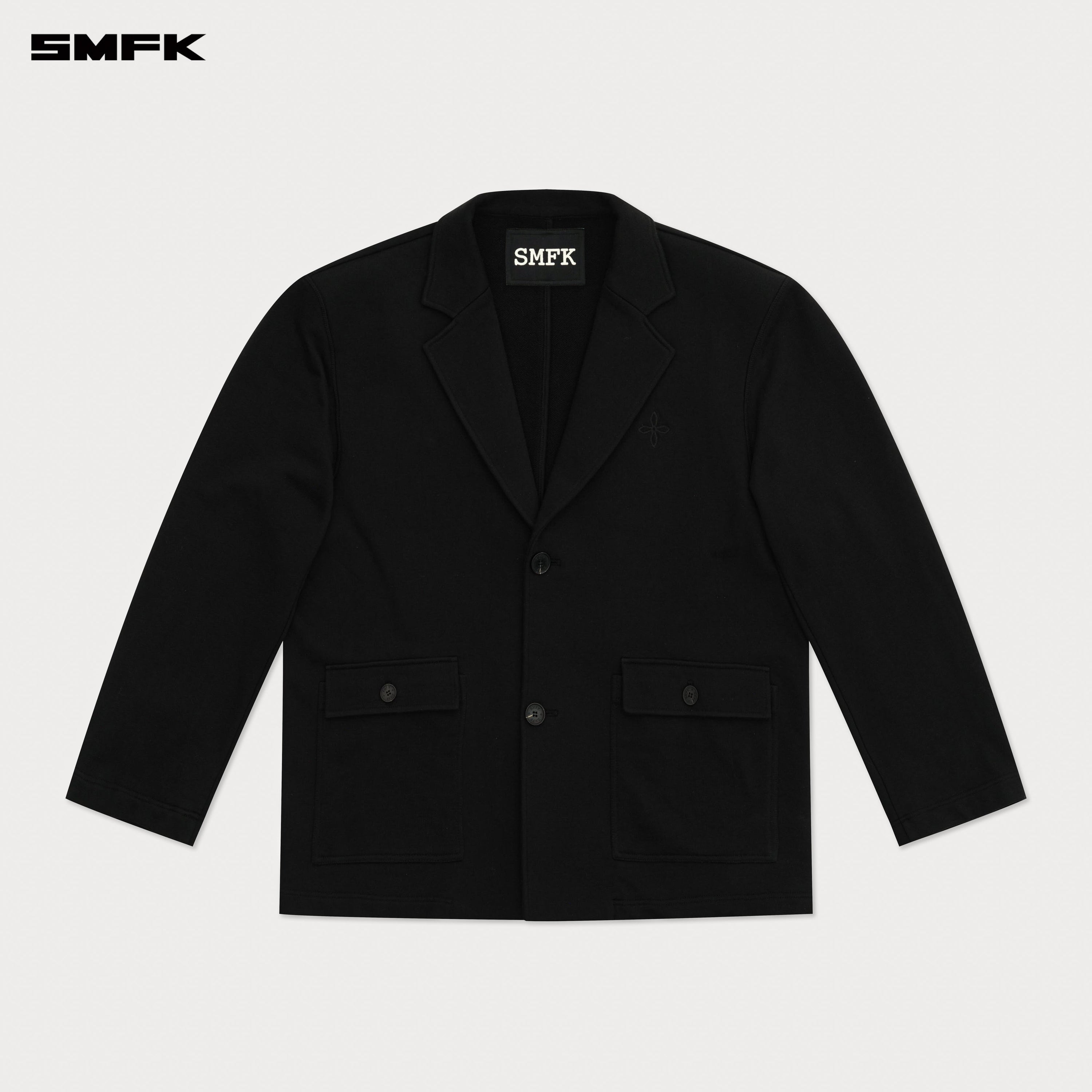 Compass Designer Classical Sports Suit In Black - SMFK Official