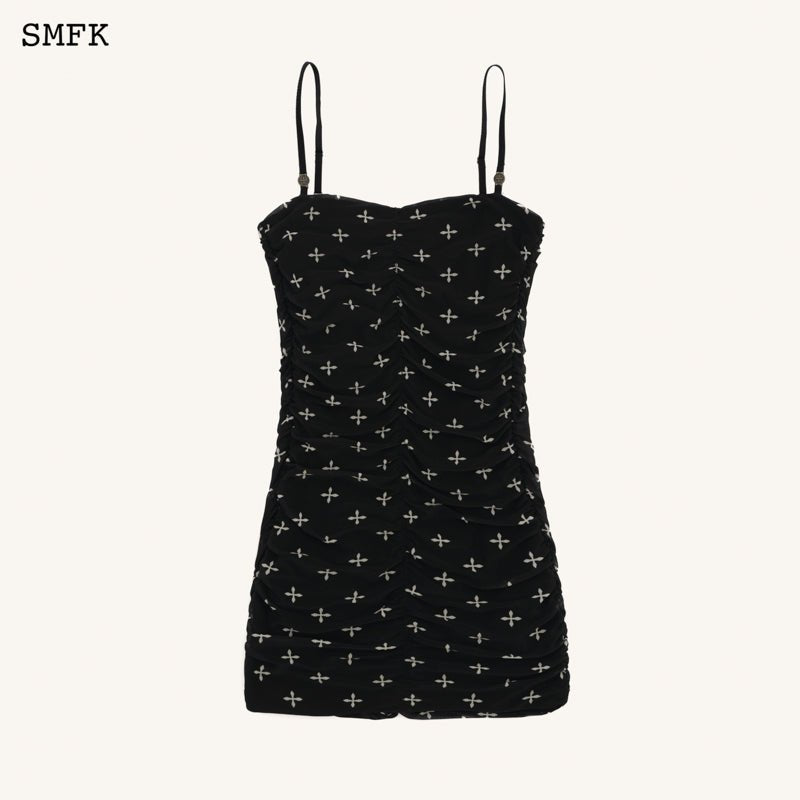 Compass Garden Hurricane Sling Dress Black - SMFK Official