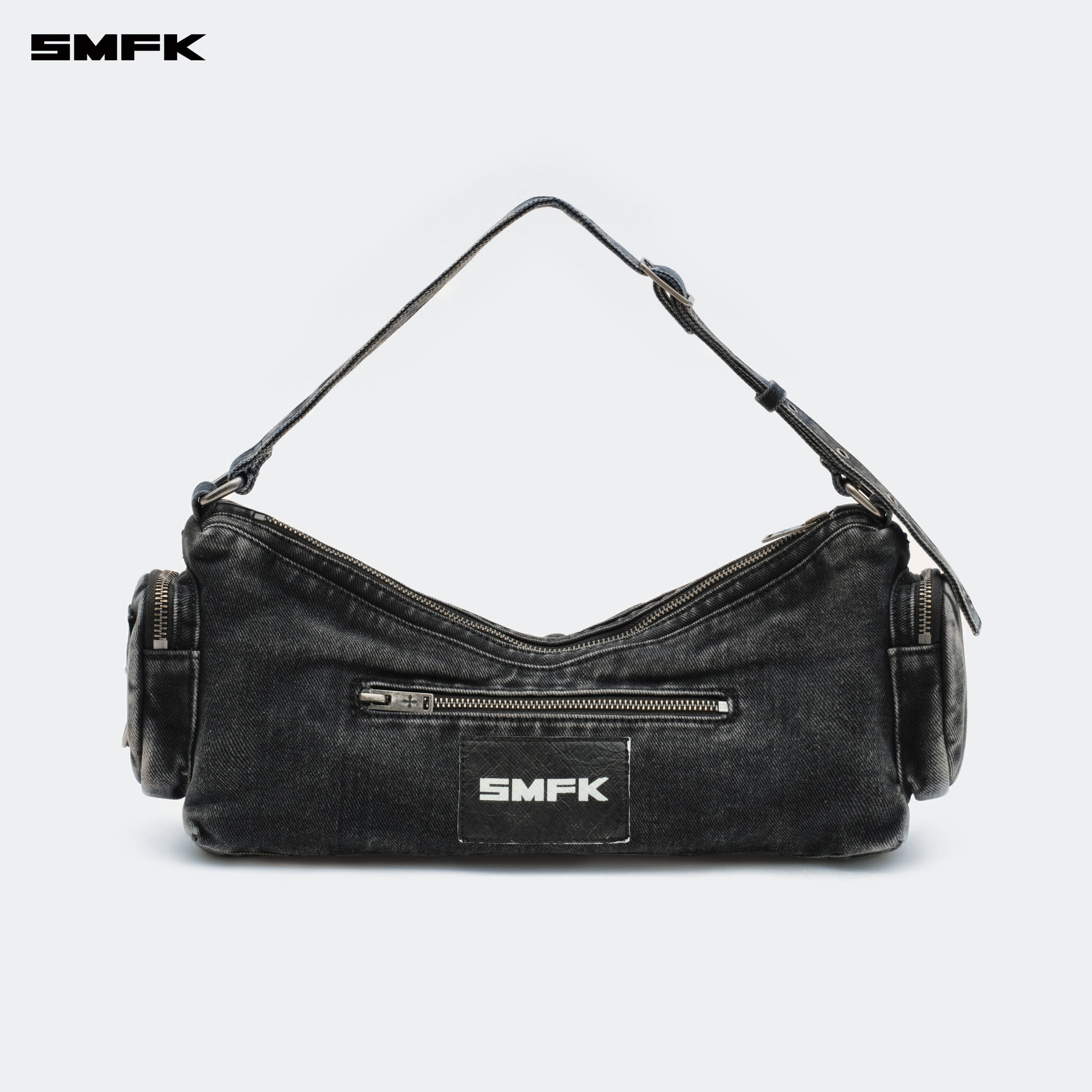 Compass Hips Denim Short Bag Black - SMFK Official