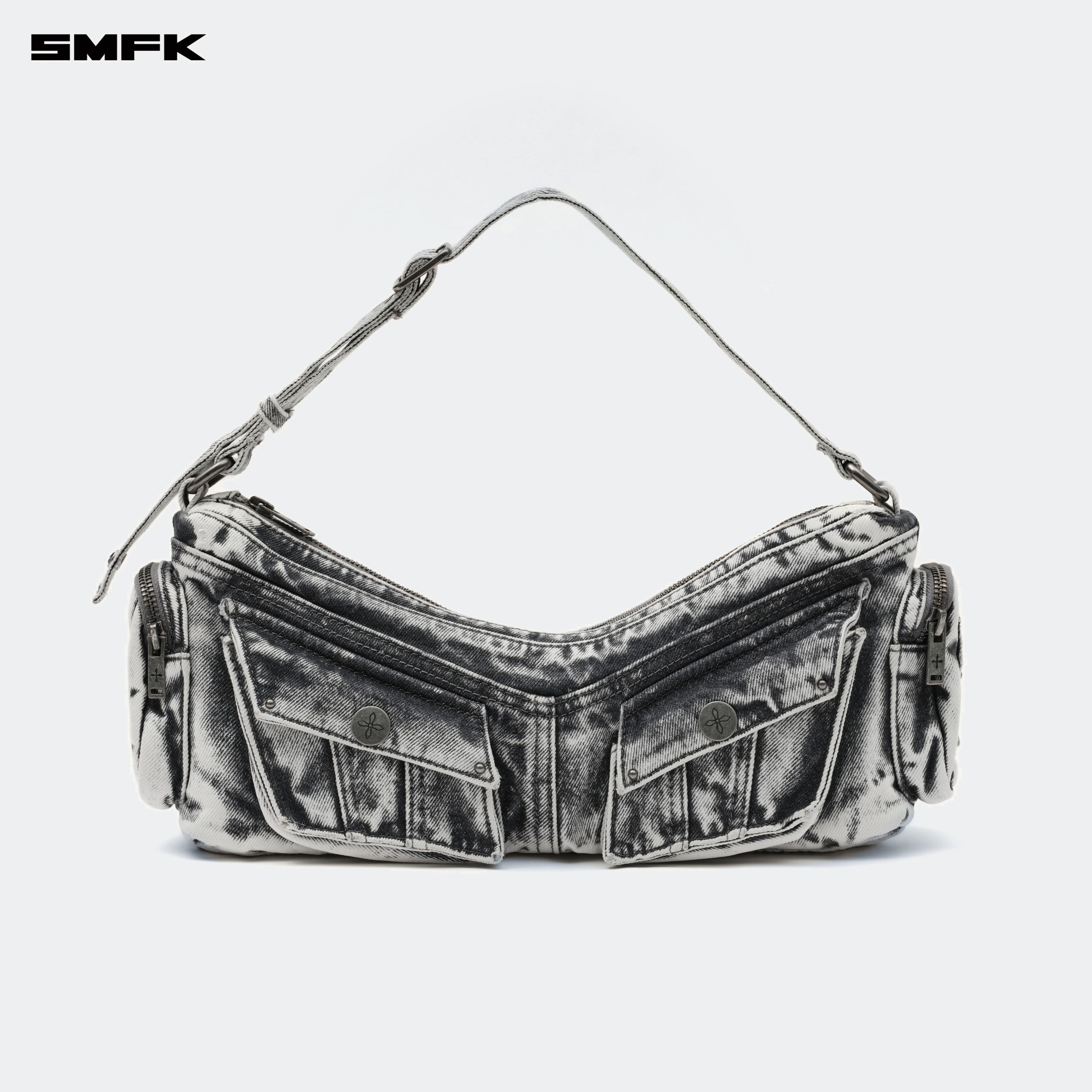 Compass Hips Denim Short Bag Gray - SMFK Official