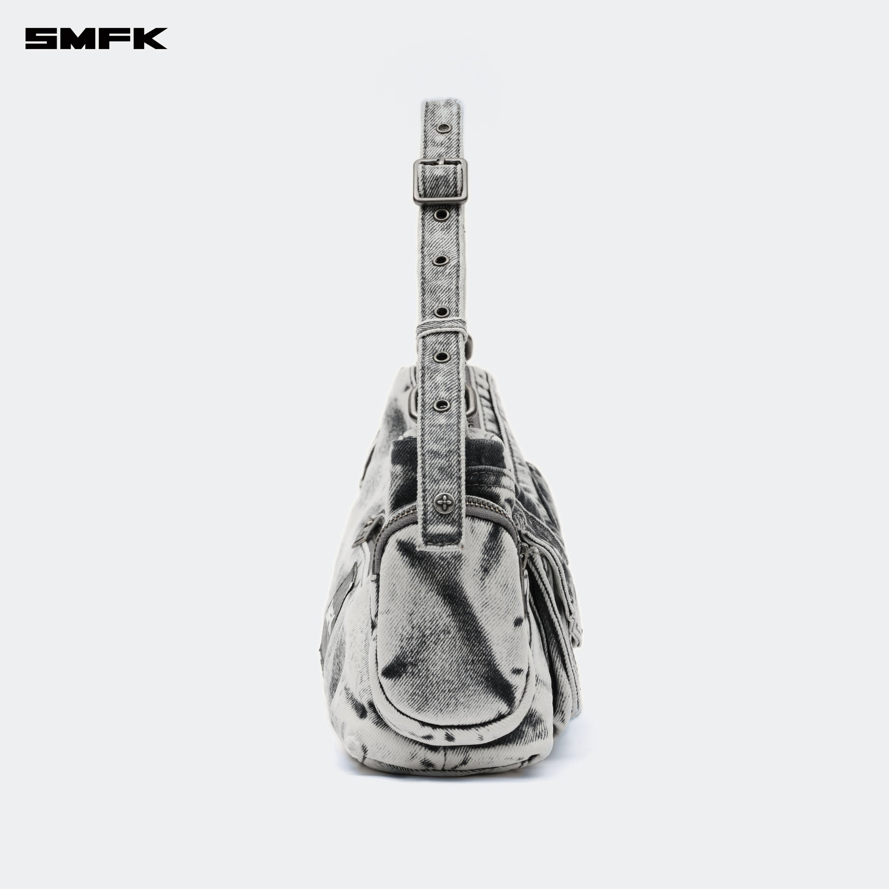 Compass Hips Denim Short Bag Gray - SMFK Official