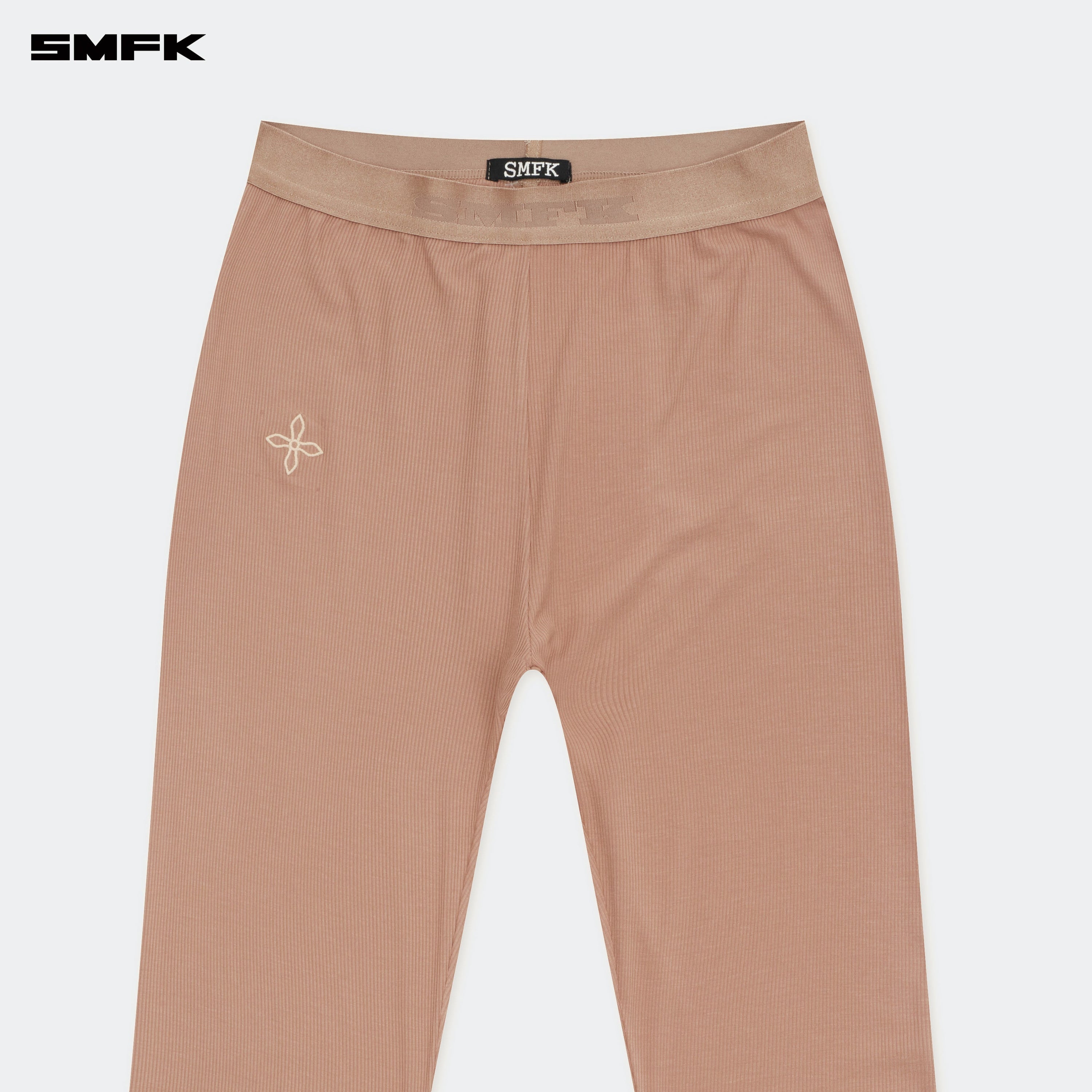 Compass Hug High - Waisted Sports Flared Pants Nude - SMFK Official