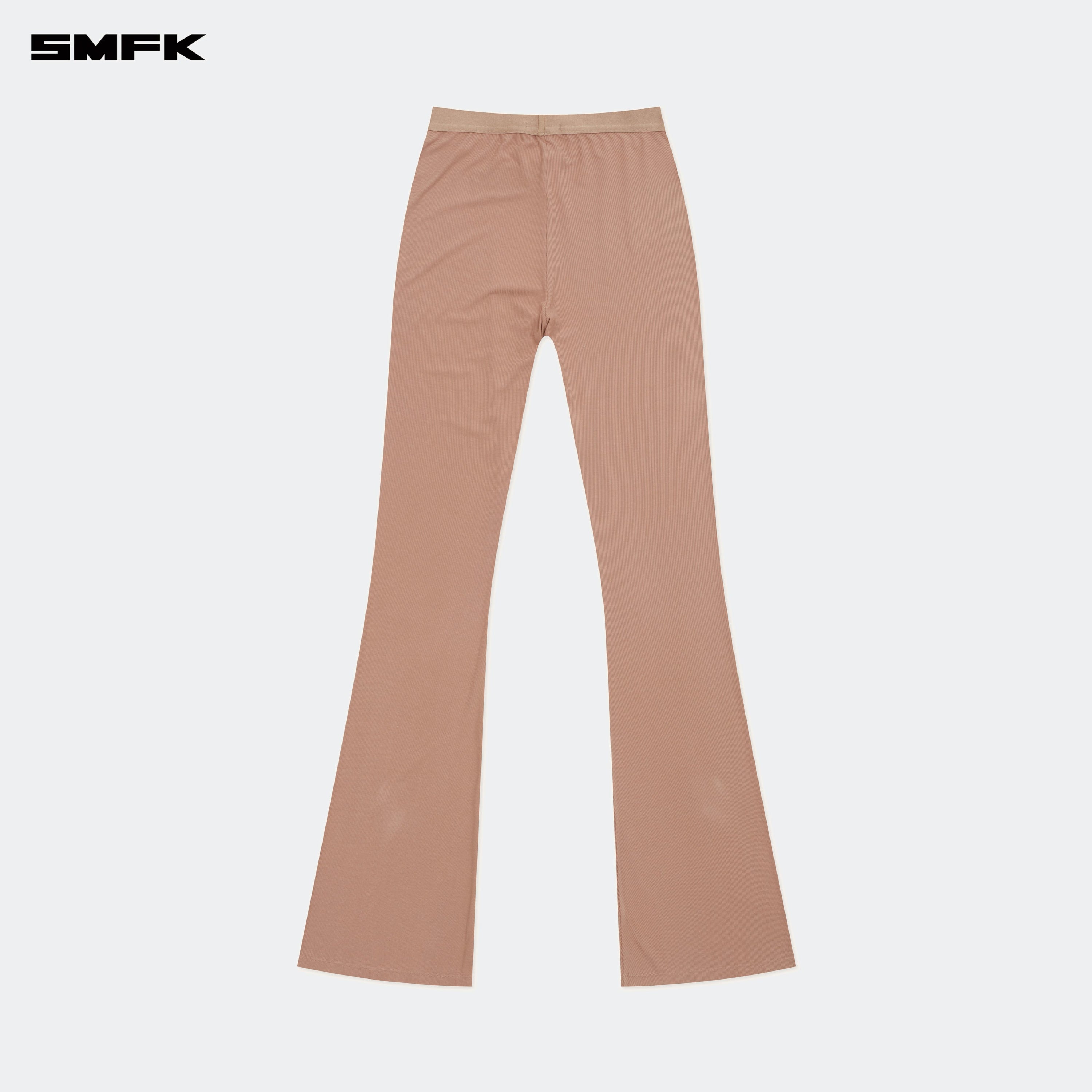 Compass Hug High - Waisted Sports Flared Pants Nude - SMFK Official