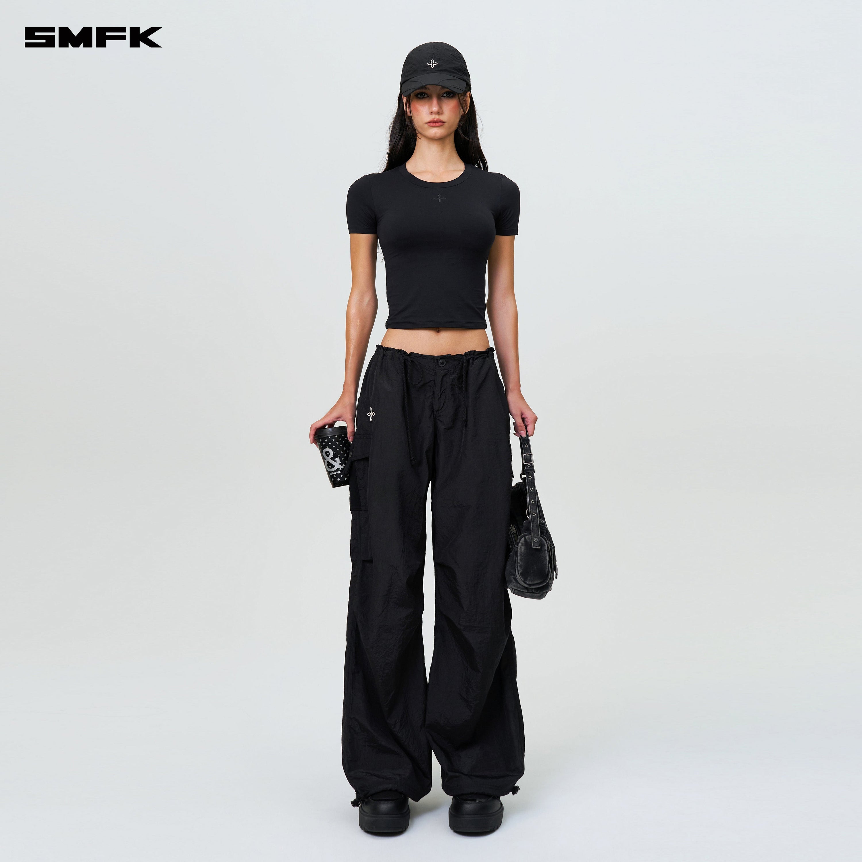 Compass Hug Skin - Tight Fitting Tee Black - SMFK Official