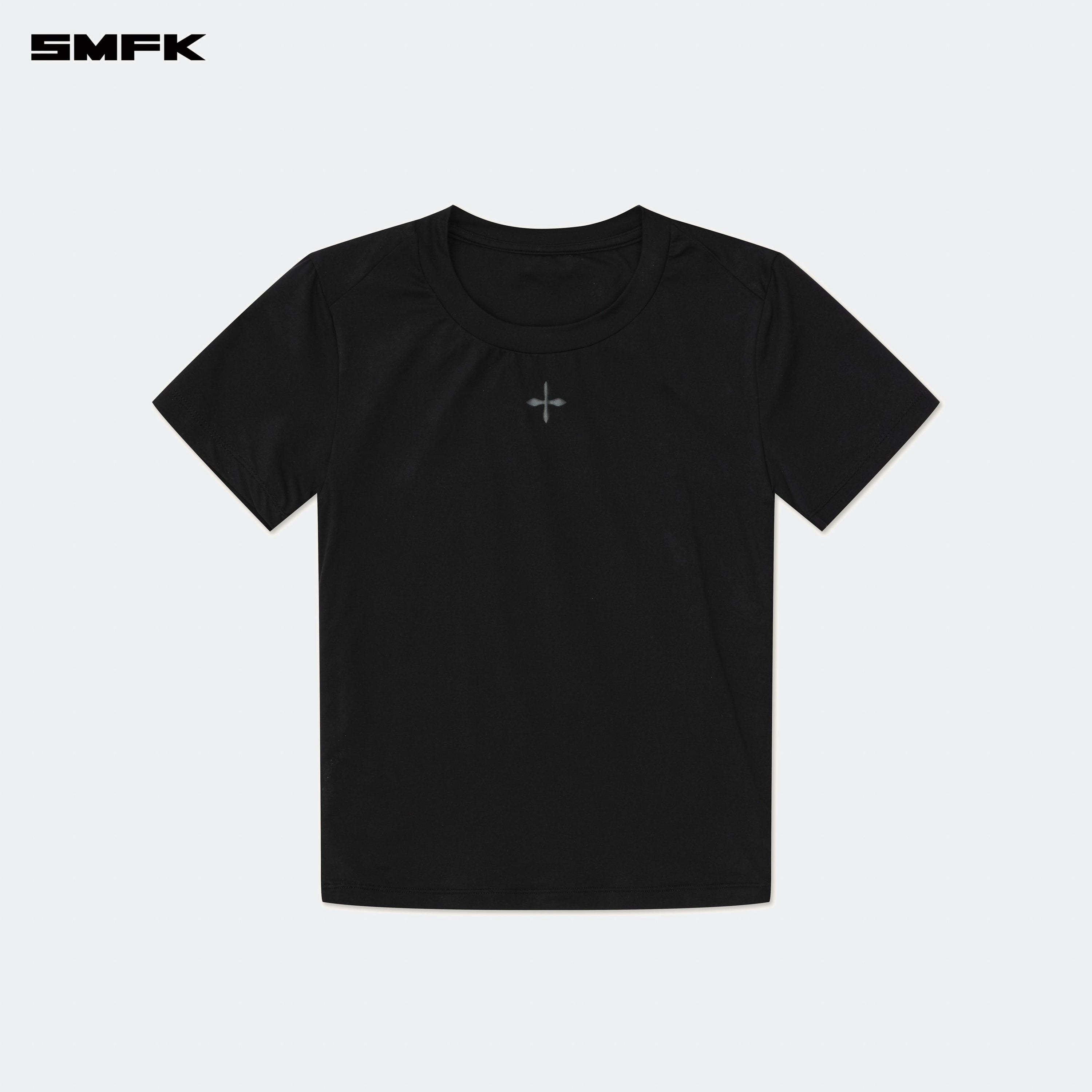 Compass Hug Skin - Tight Fitting Tee Black - SMFK Official