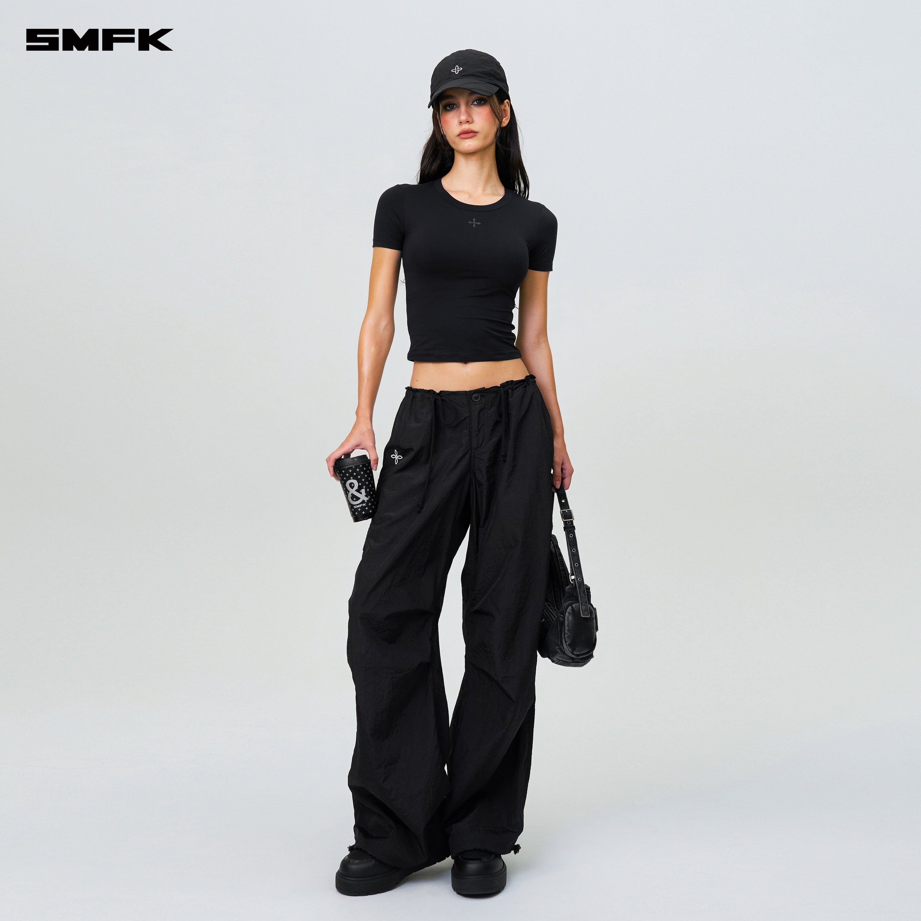 Compass Hug Skin - Tight Fitting Tee Black - SMFK Official