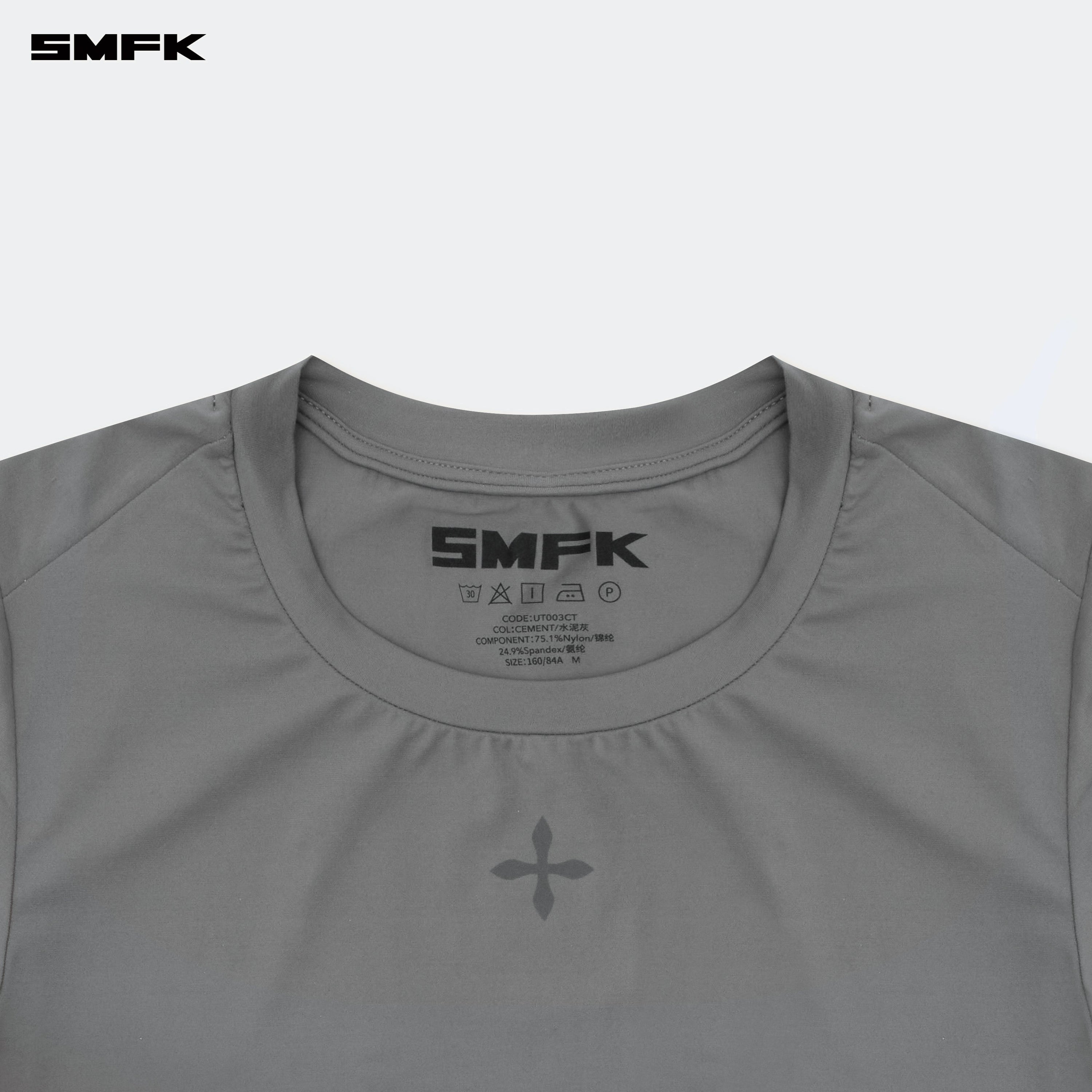 Compass Hug Skin - Tight Fitting Tee Dark Gray - SMFK Official