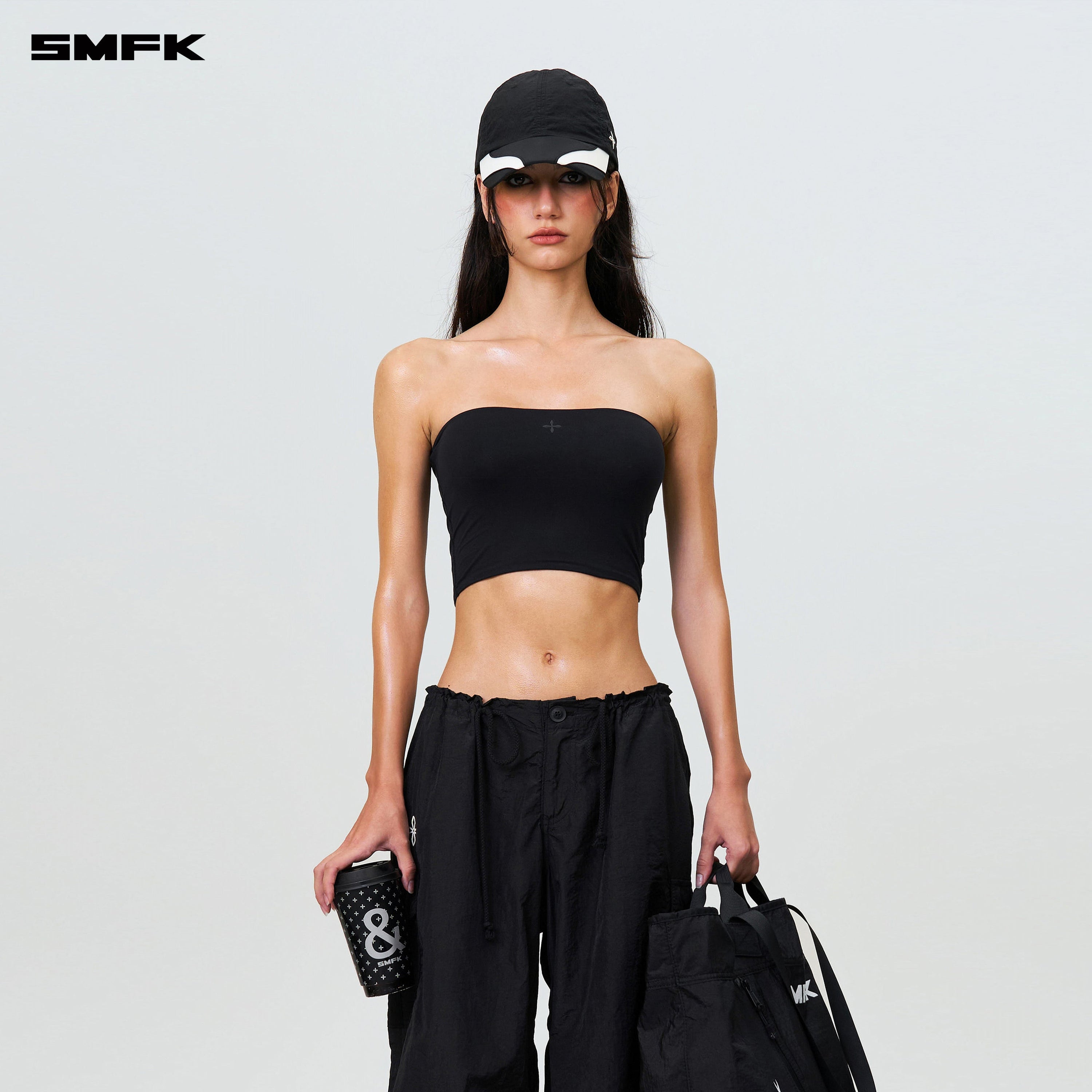 Compass Hug Skin Tube Top Black - SMFK Official