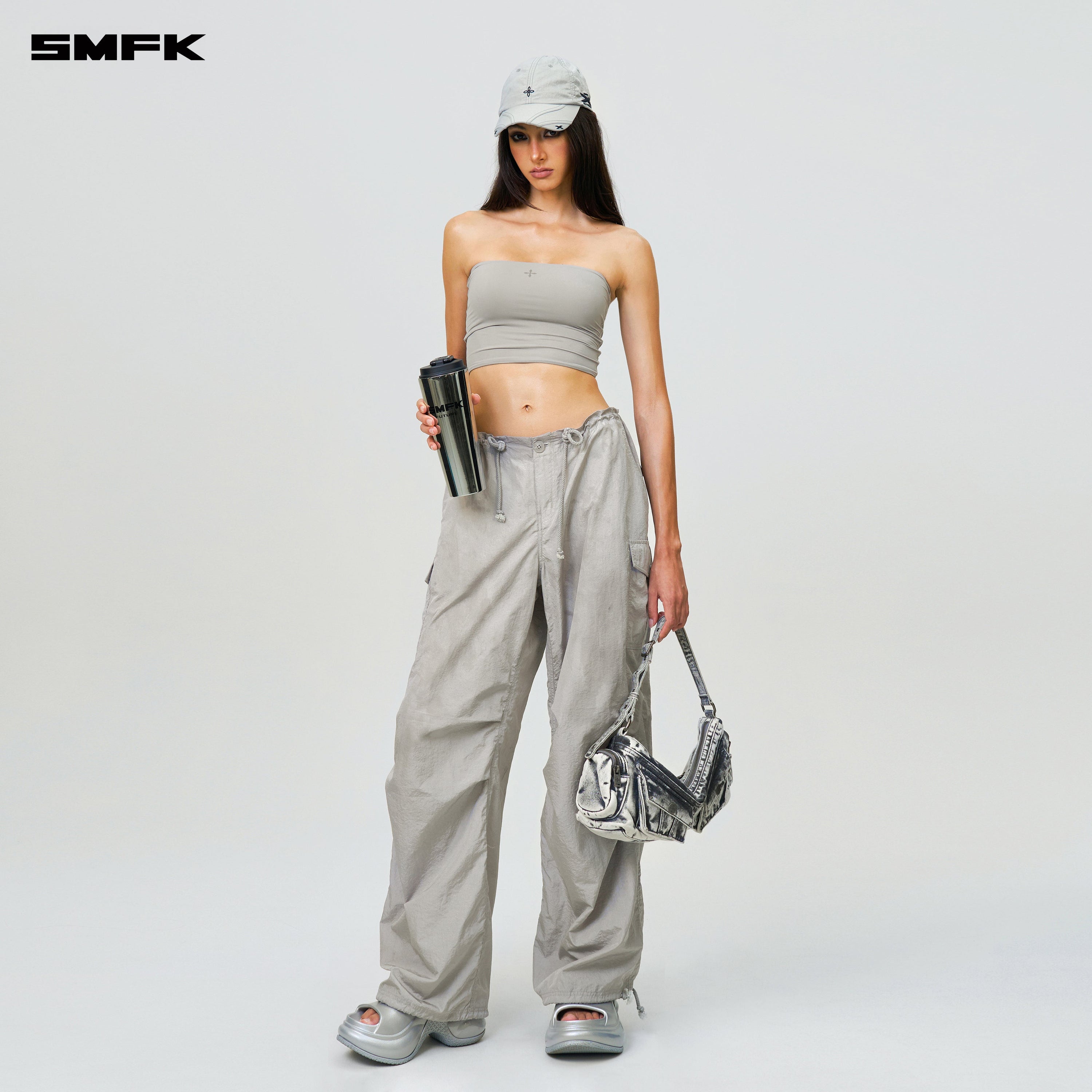 Compass Hug Skin Tube Top Gray - SMFK Official