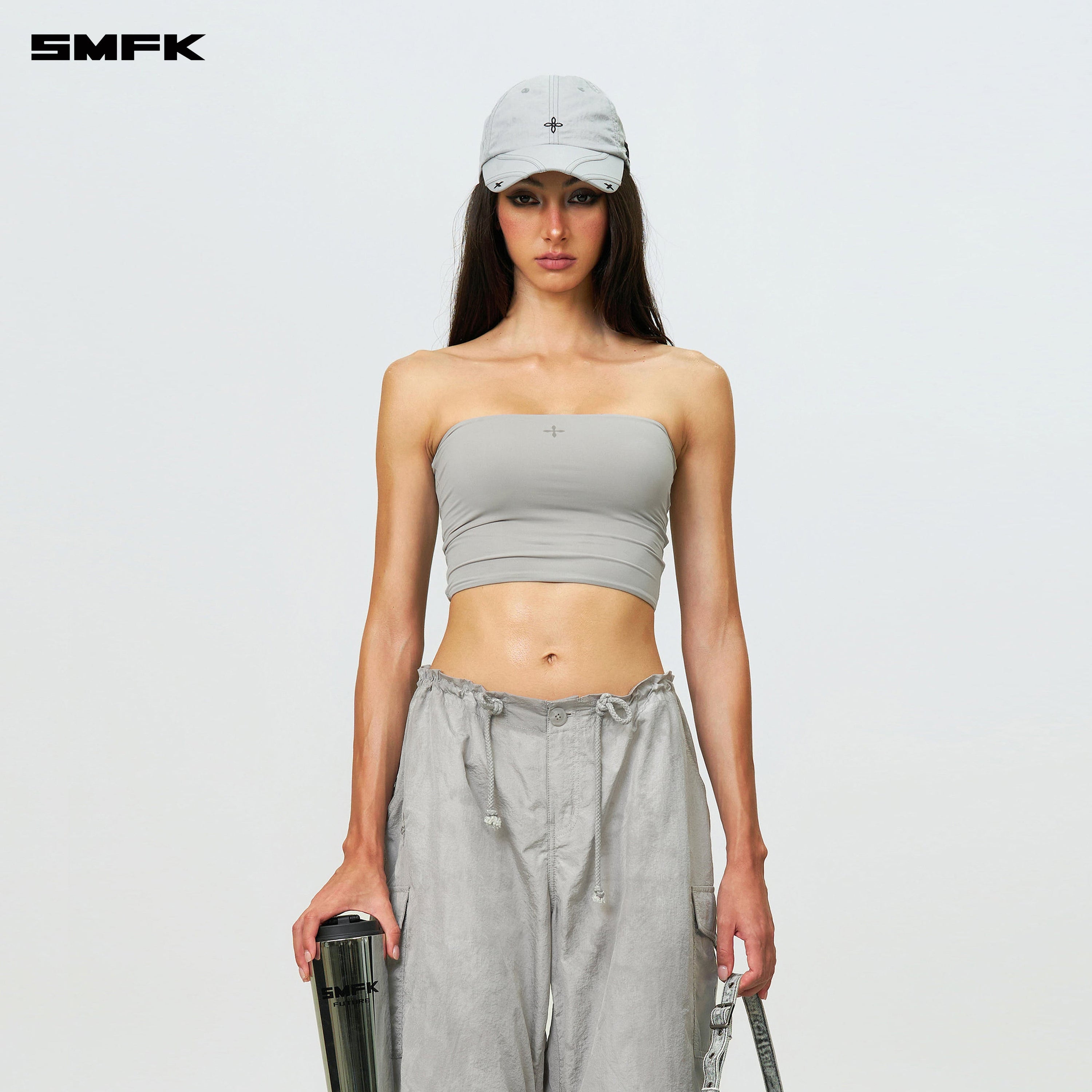 Compass Hug Skin Tube Top Gray - SMFK Official