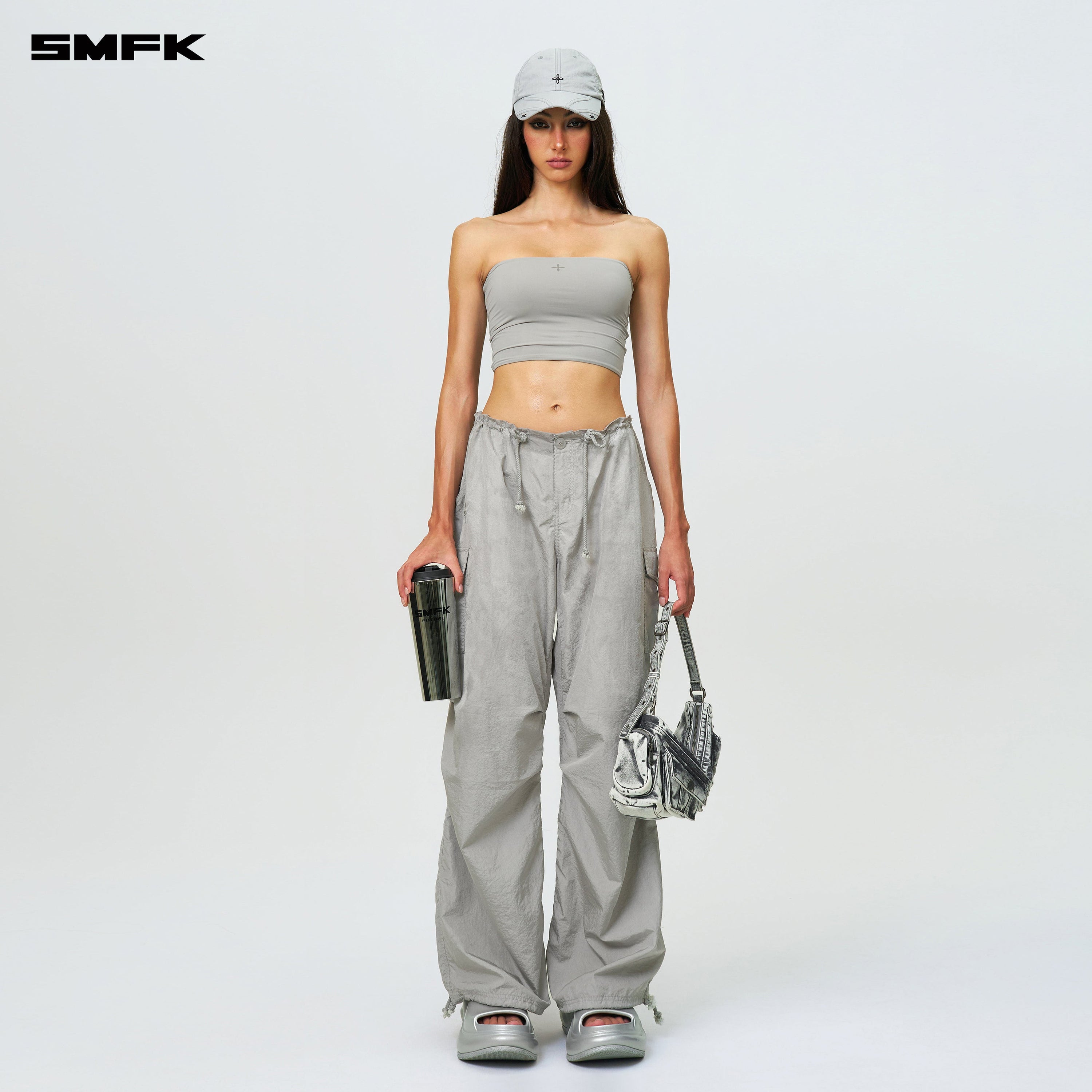 Compass Hug Skin Tube Top Gray - SMFK Official