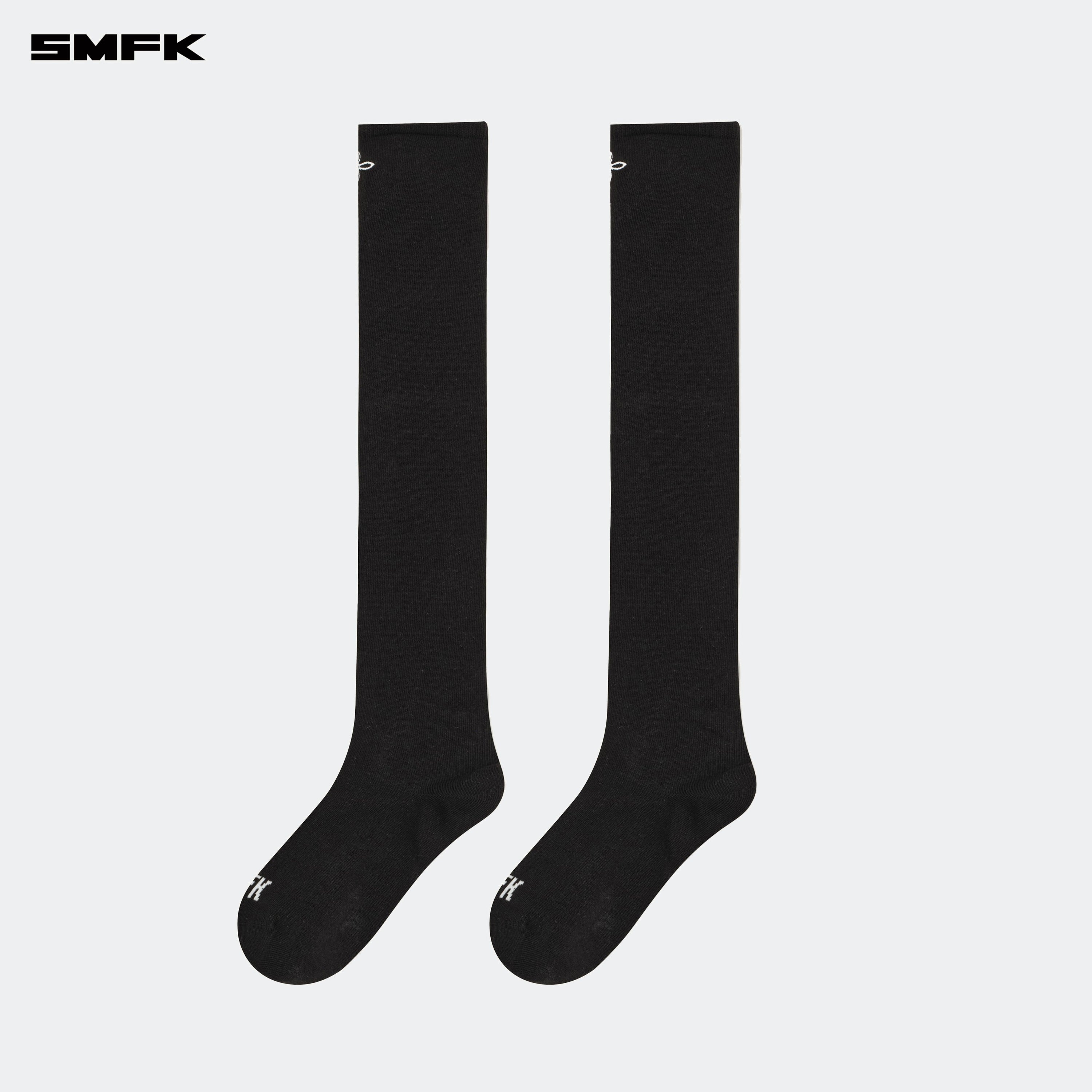 Compass Hug Sports High - Calf Socks Black (2 Pairs) - SMFK Official