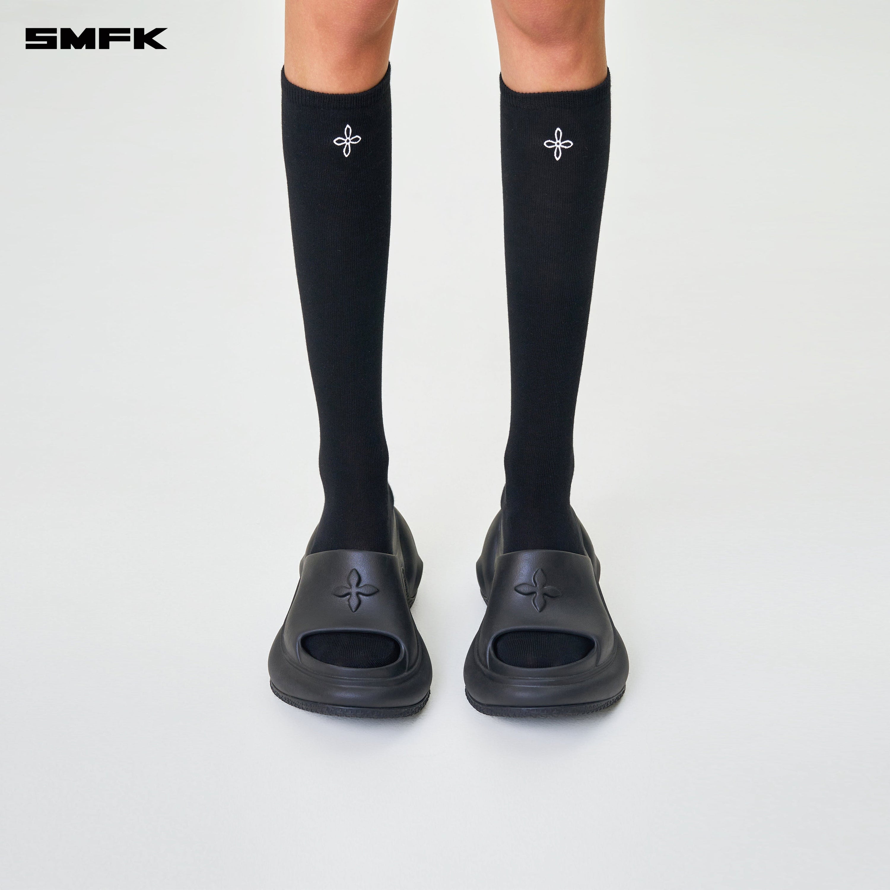 Compass Hug Sports Mid - Calf Socks Black (2 Pairs) - SMFK Official