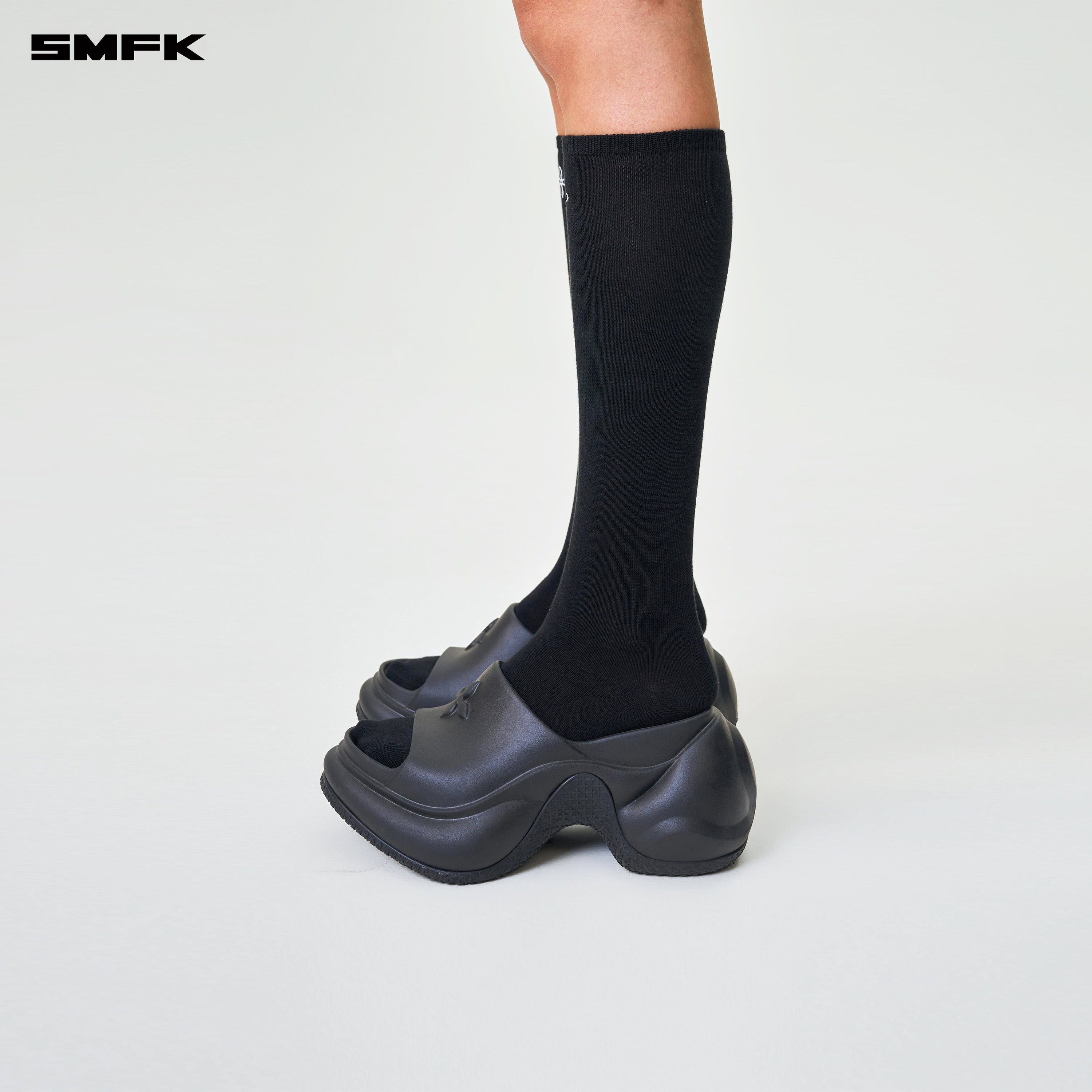 Compass Hug Sports Mid - Calf Socks Black (2 Pairs) - SMFK Official