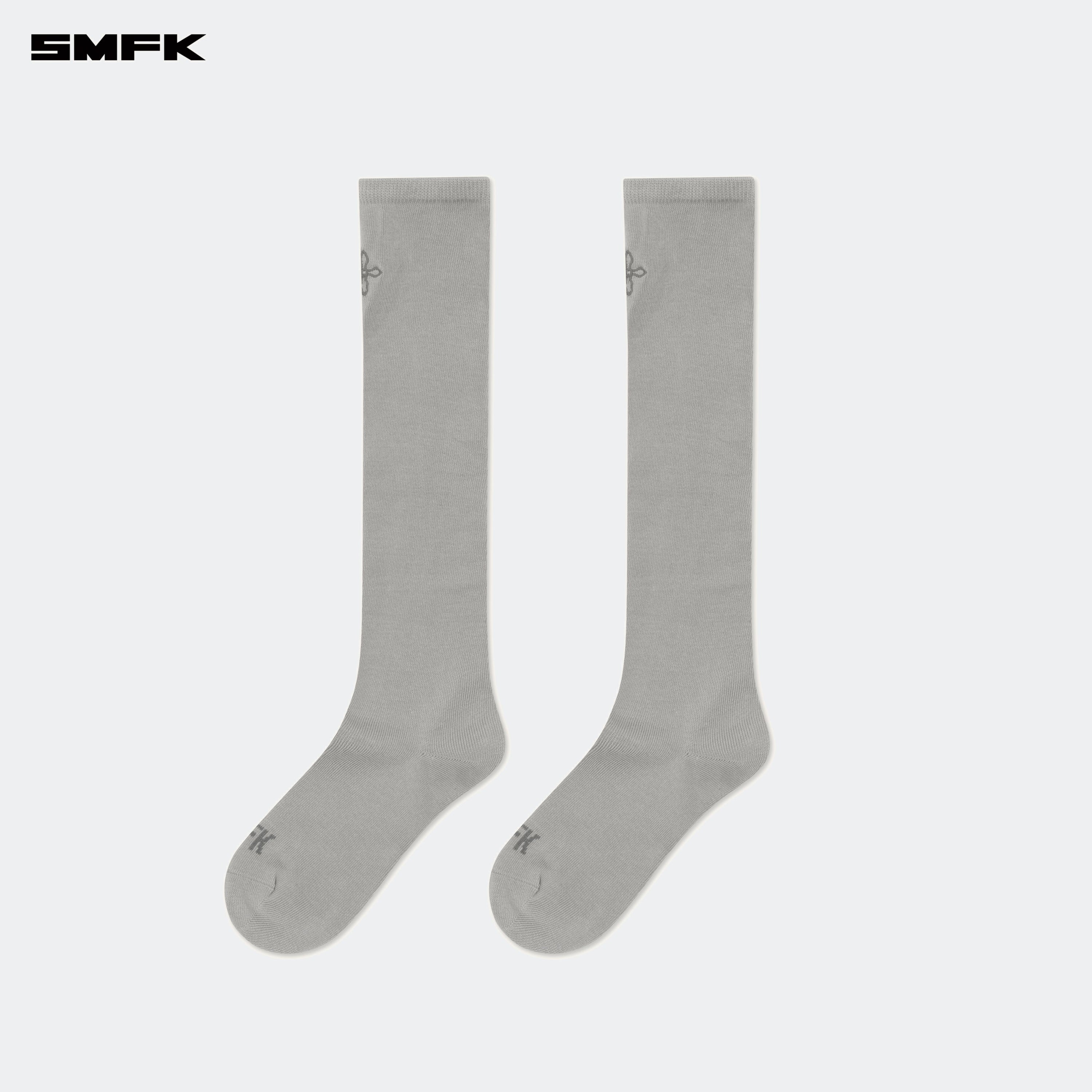 Compass Hug Sports Mid - Calf Socks Gray (2 Pairs) - SMFK Official