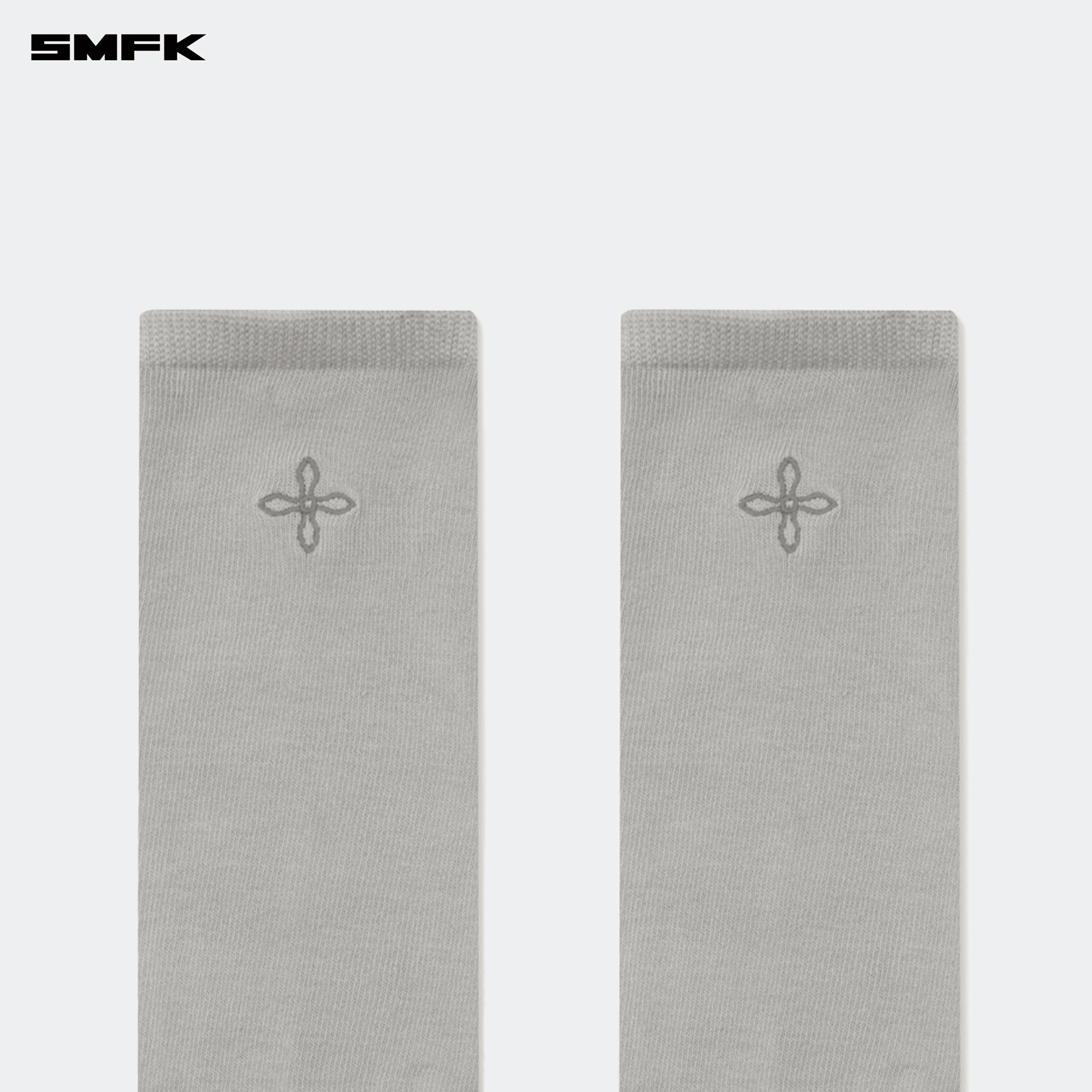 Compass Hug Sports Mid - Calf Socks Gray (2 Pairs) - SMFK Official