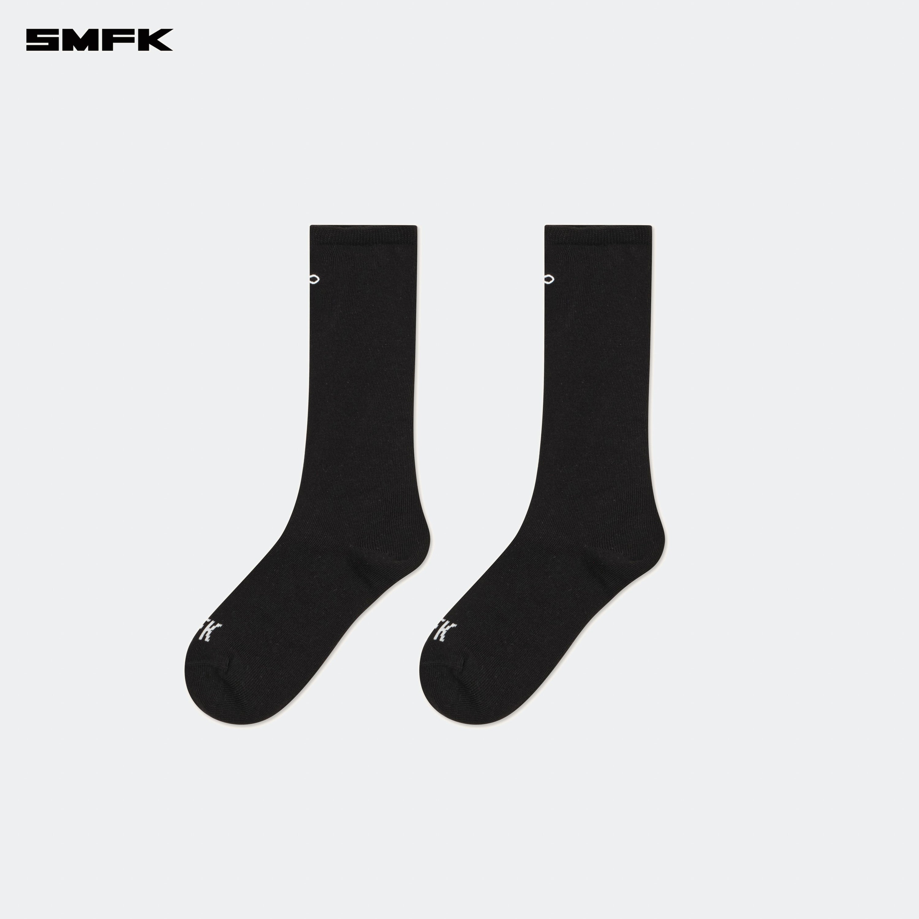 Compass Hug Sports Short Socks Black (2 Pairs) - SMFK Official