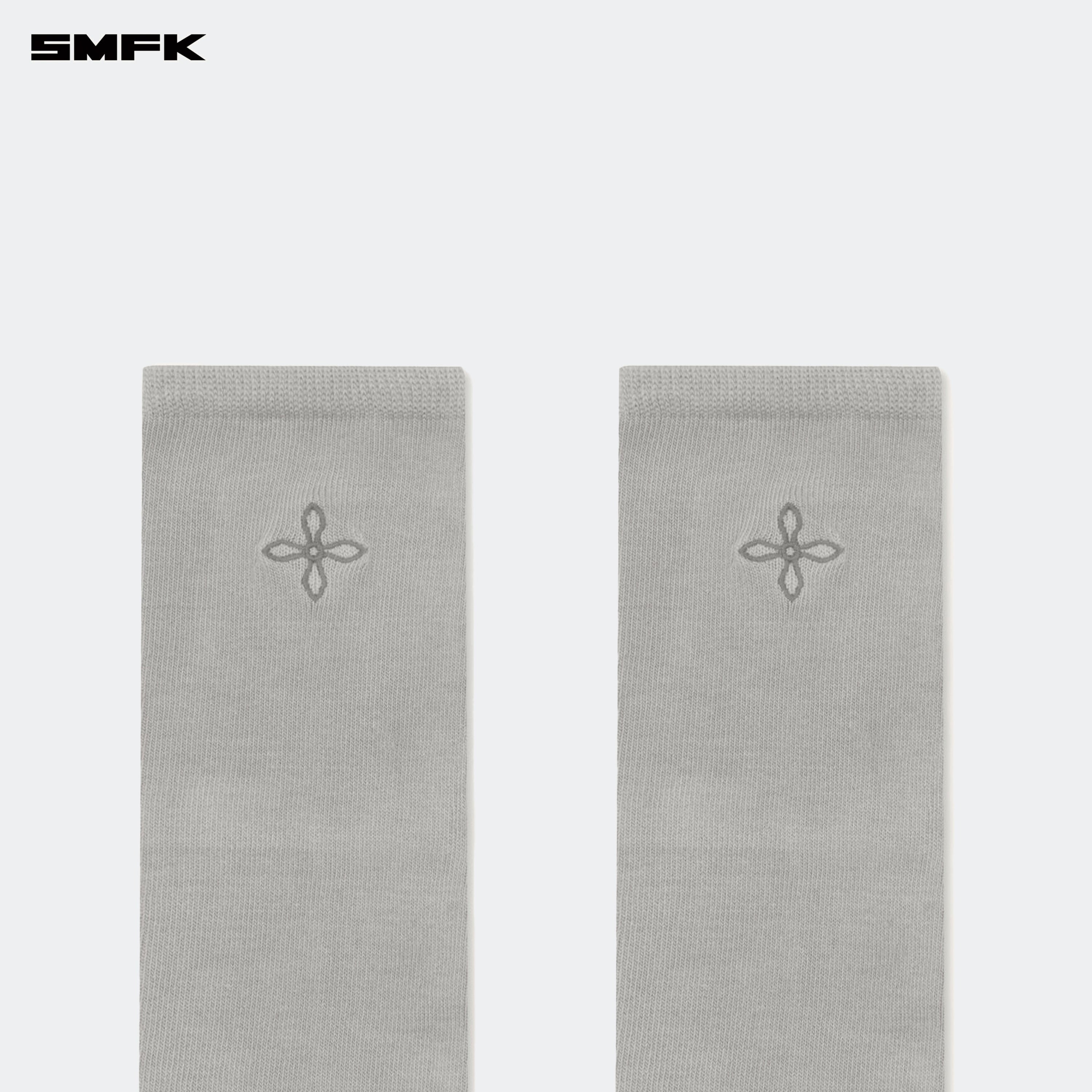 Compass Hug Sports Short Socks Gray (2 Pairs) - SMFK Official