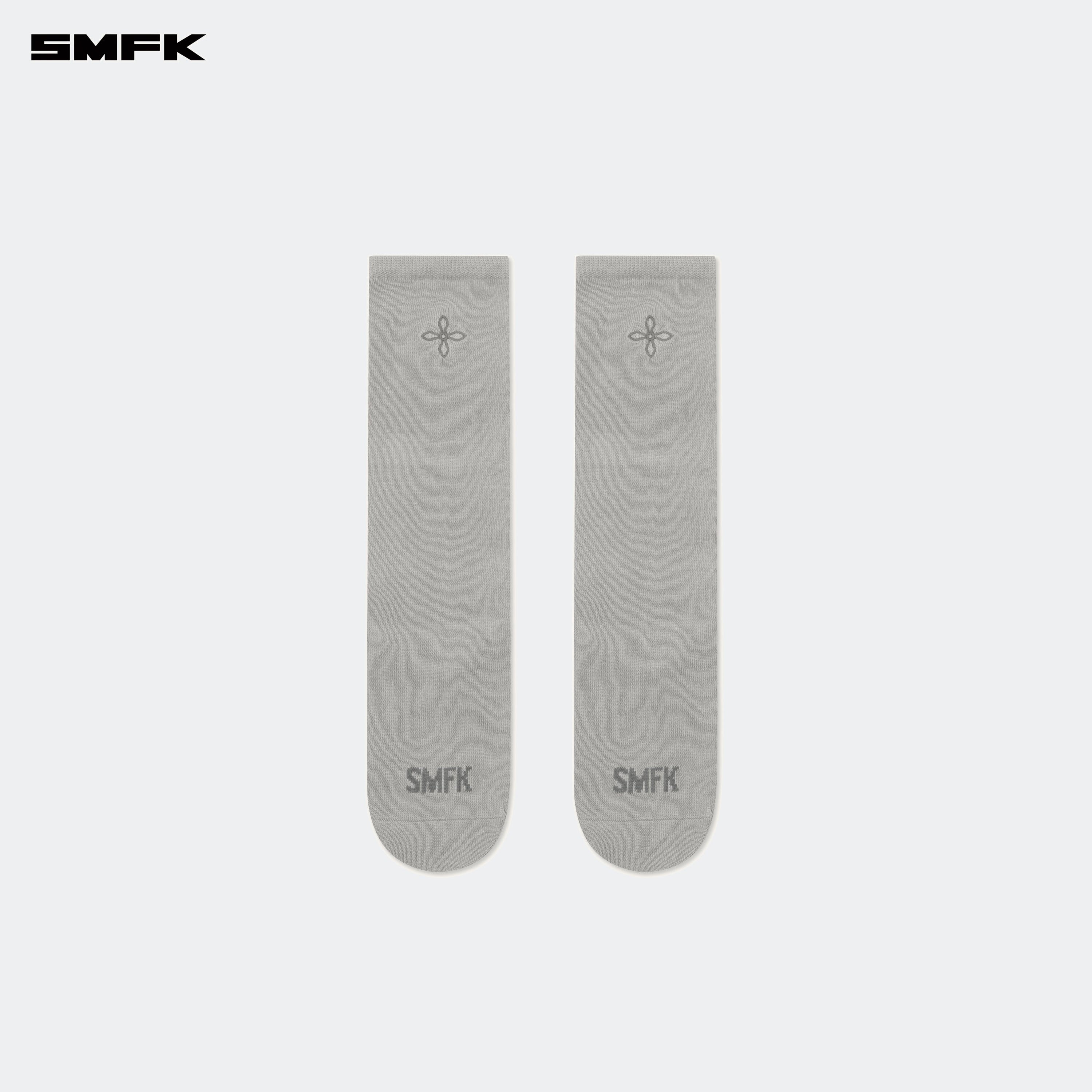 Compass Hug Sports Short Socks Gray (2 Pairs) - SMFK Official