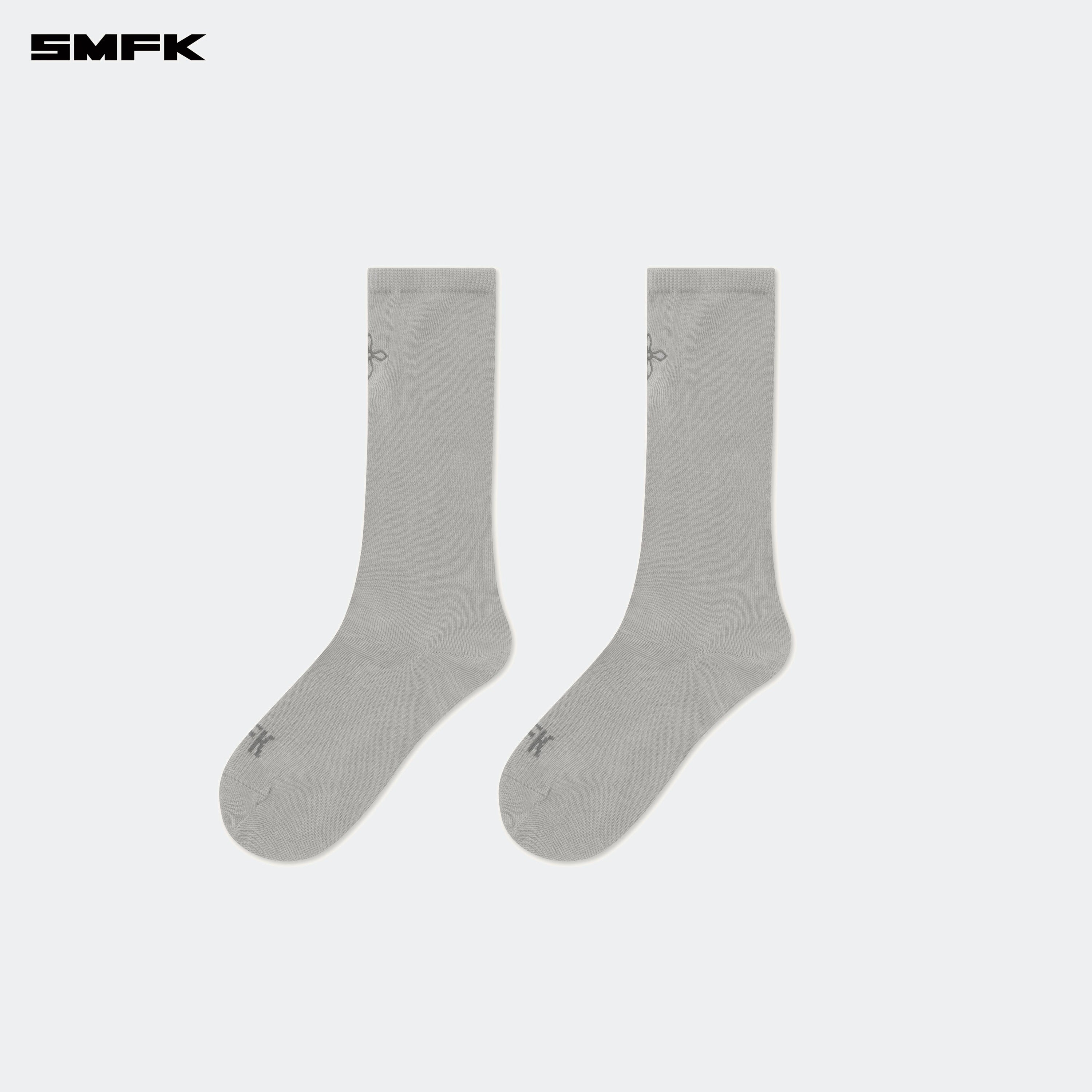 Compass Hug Sports Short Socks Gray (2 Pairs) - SMFK Official