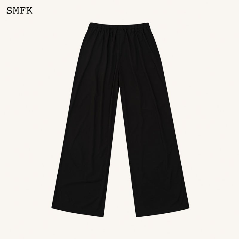 Compass Hug Sun-Proof Super Light Flared Pants Black - SMFK Official