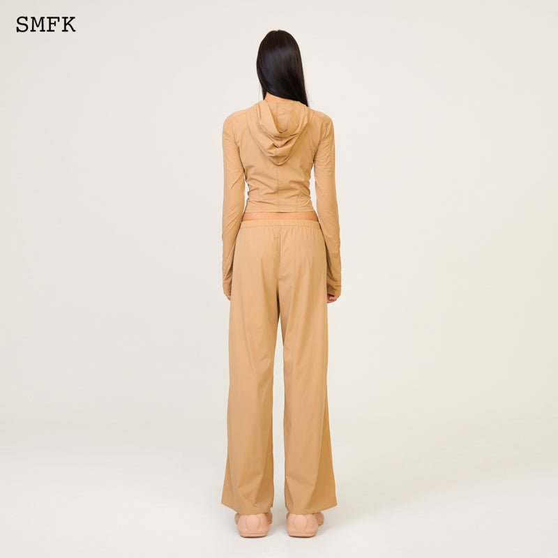 Compass Hug Sun-Proof Super Light Flared Pants Nude - SMFK Official