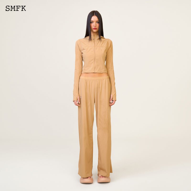 Compass Hug Sun-Proof Super Light Flared Pants Nude - SMFK Official