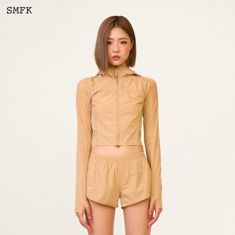 Compass Hug Sun-Proof Super Light Hoodie Nude - SMFK Official