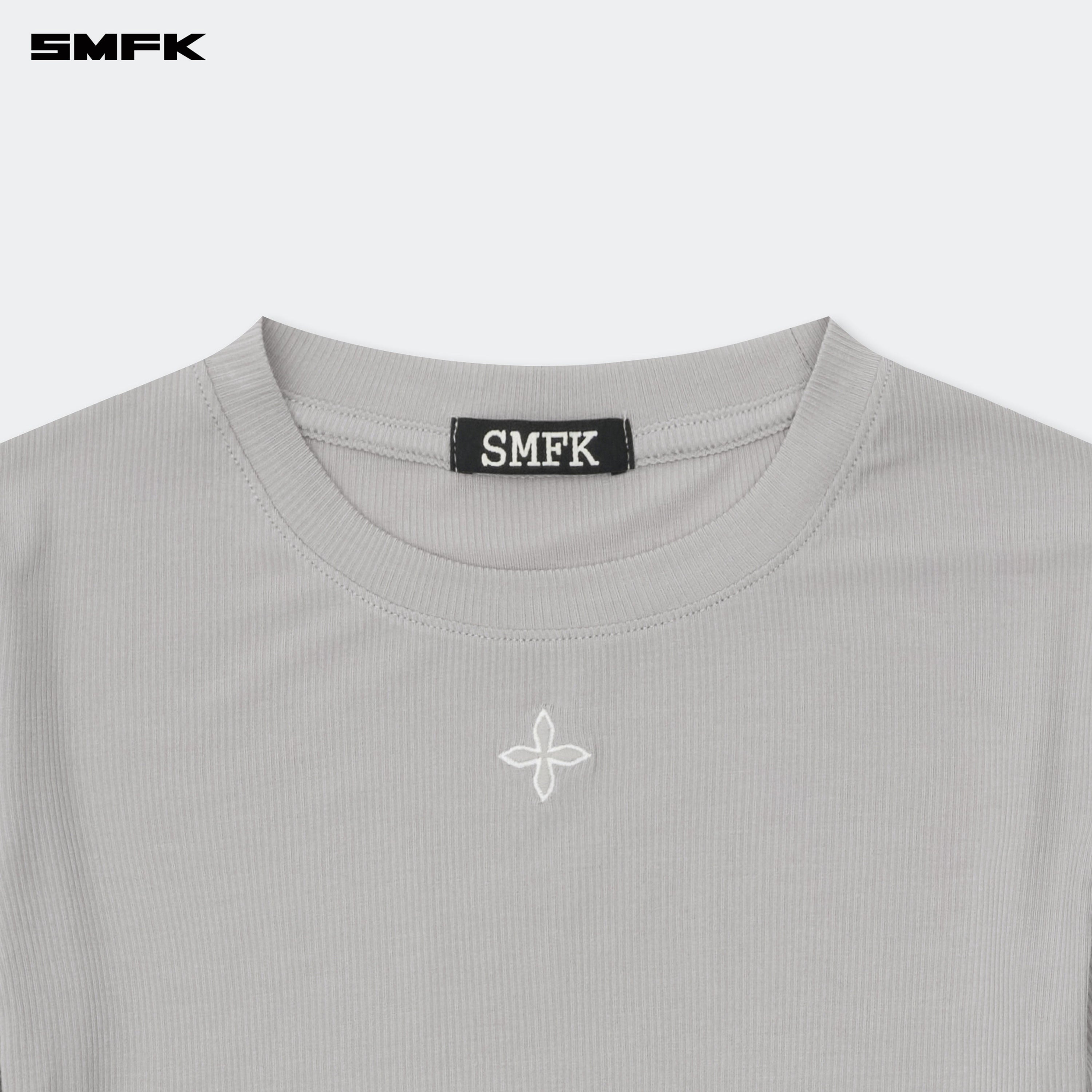 Compass Hug Tight Sports Top In Gray - SMFK Official