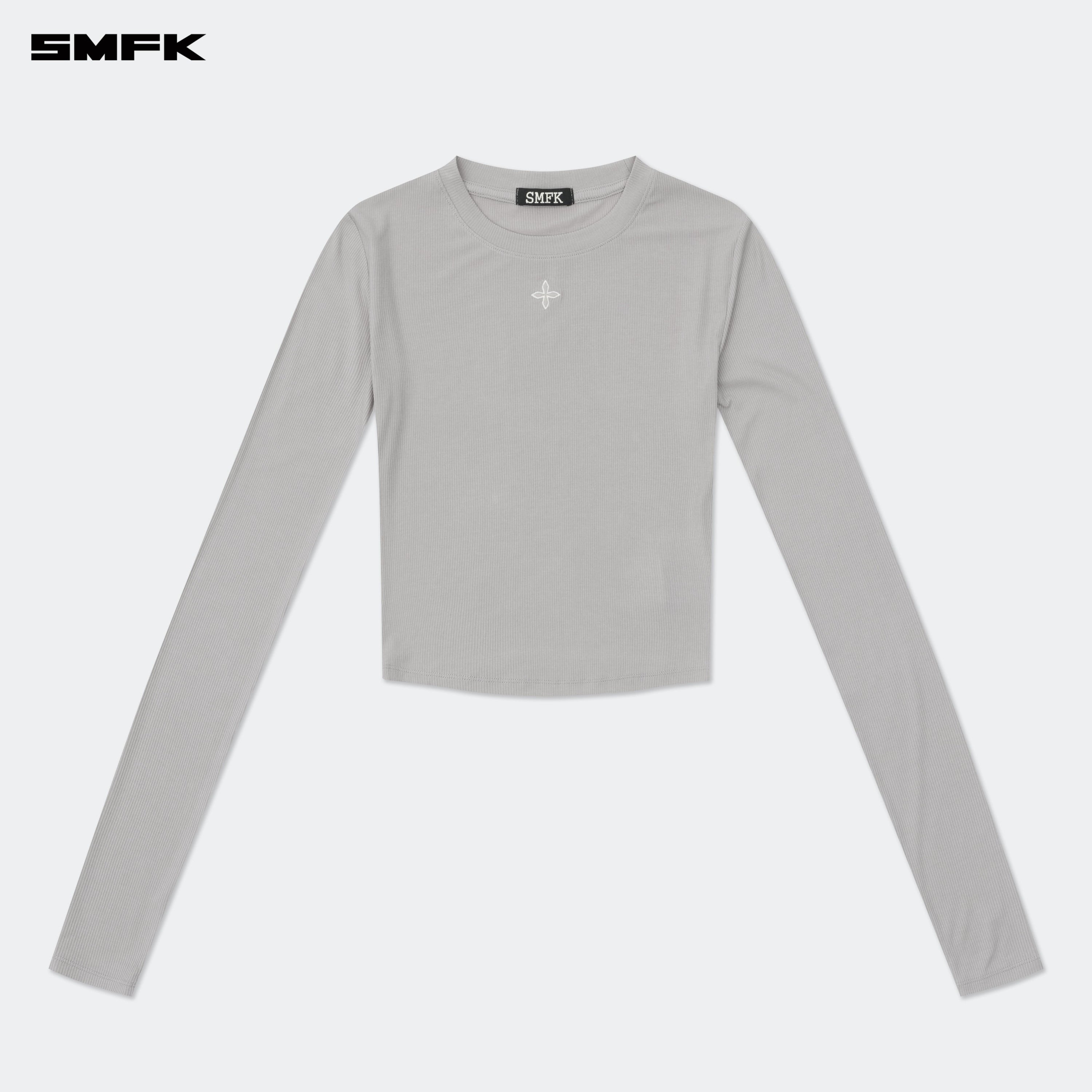 Compass Hug Tight Sports Top In Gray - SMFK Official