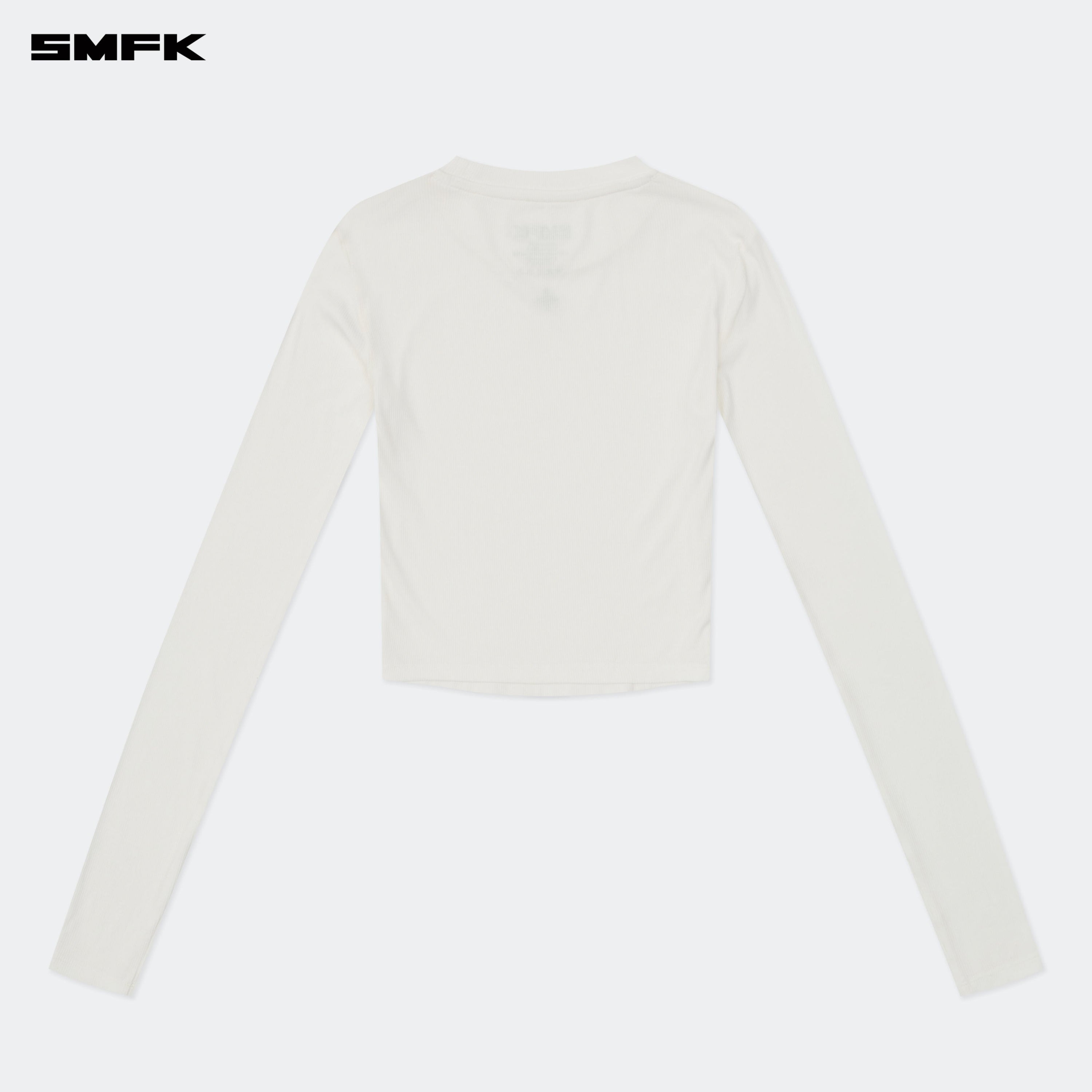 Compass Hug Tight Sports Top In White - SMFK Official