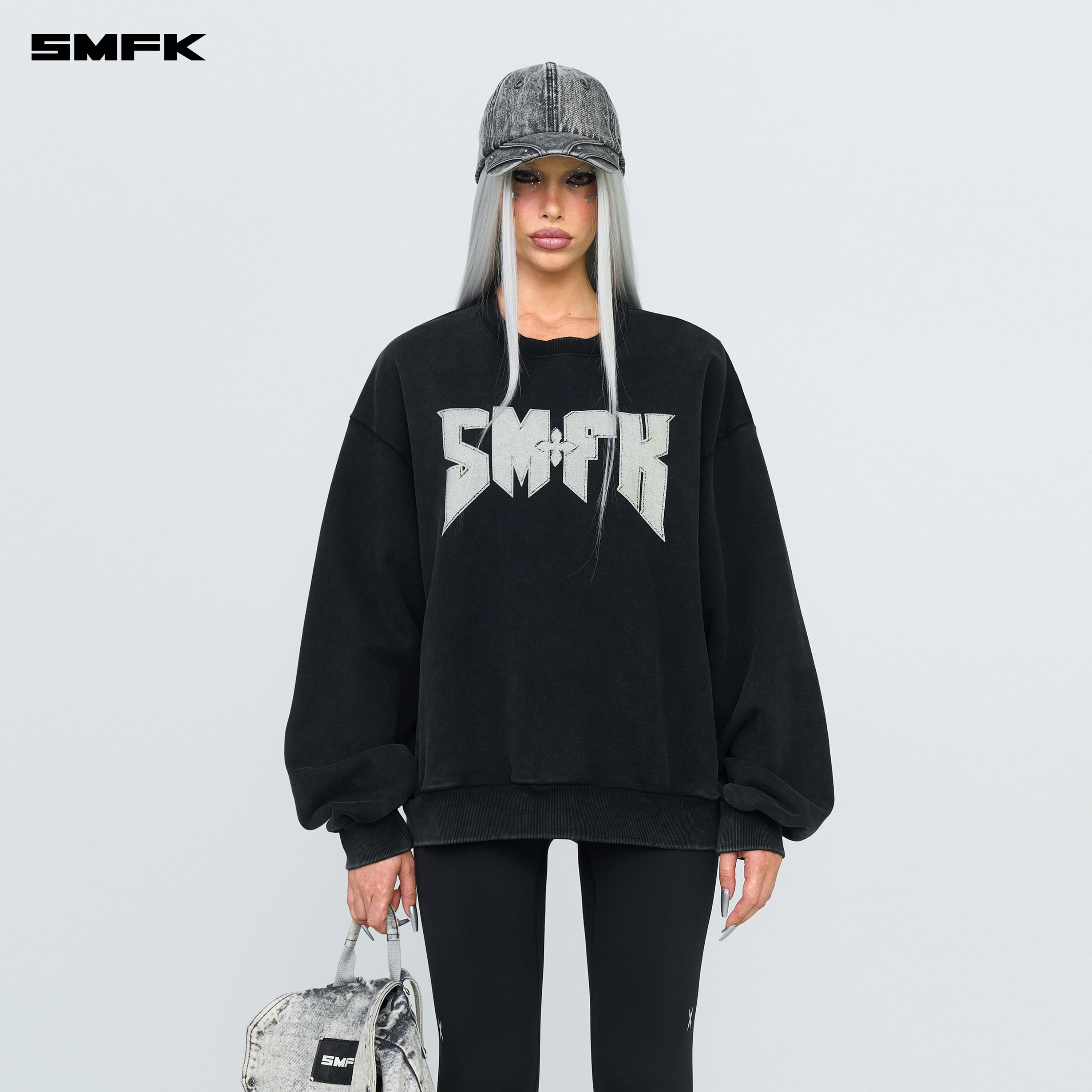 Compass Metal Rock Retro Loose Sweatshirt - SMFK Official