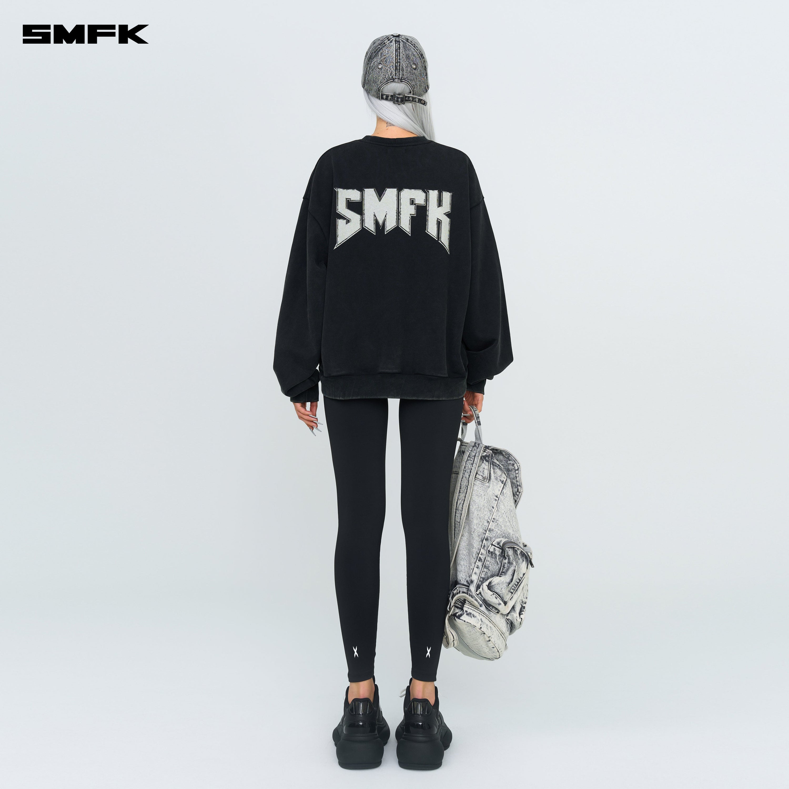 Compass Metal Rock Retro Loose Sweatshirt - SMFK Official