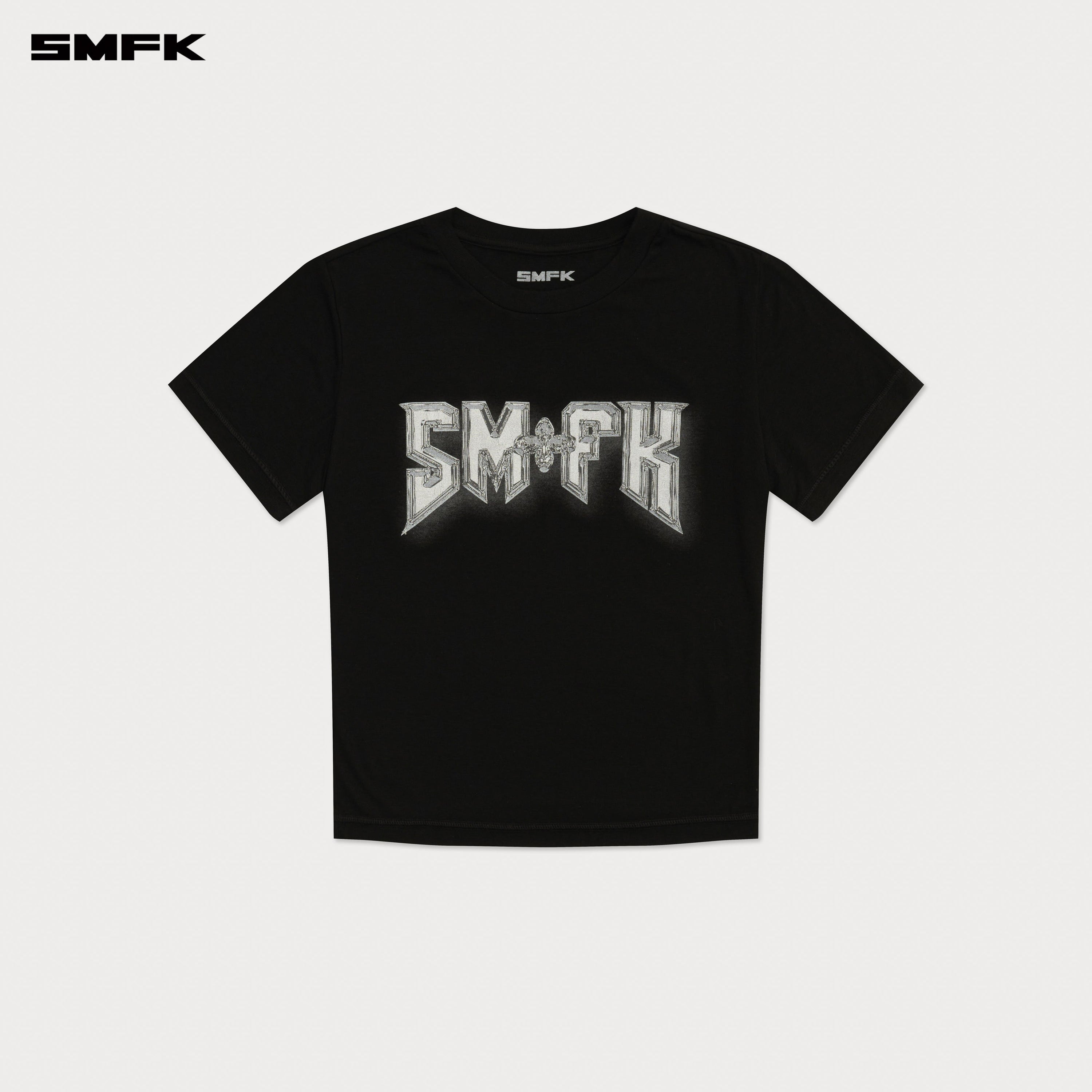 Compass Metal Rock Slim - Fit Tee Black - SMFK Official