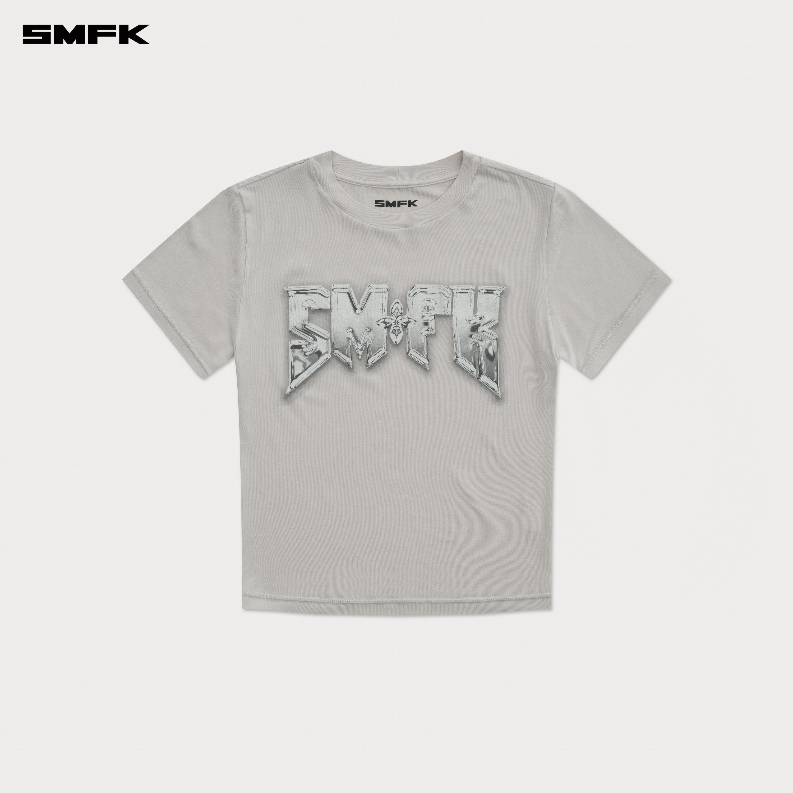 Compass Metal Rock Slim - Fit Tee Gray - SMFK Official