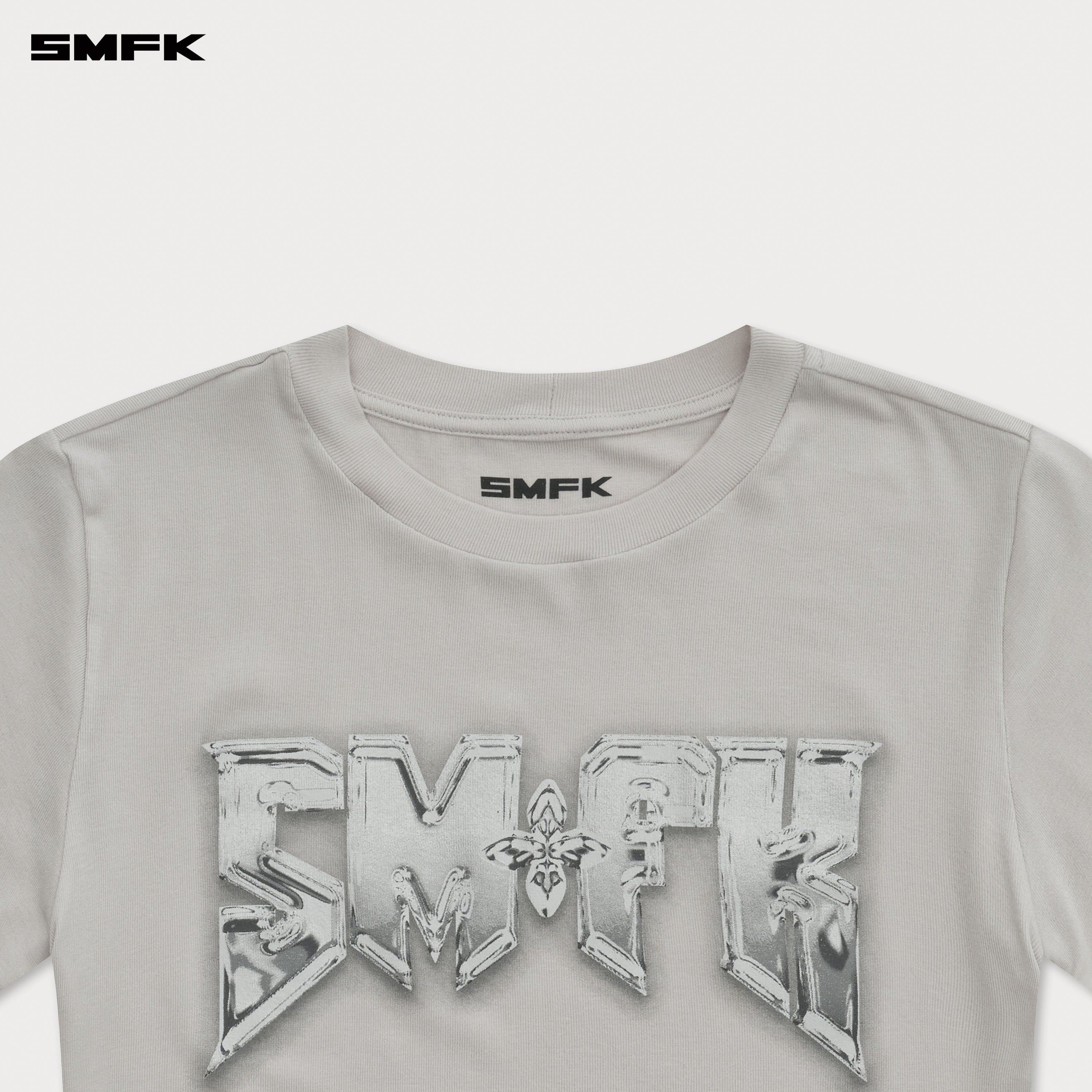 Compass Metal Rock Slim - Fit Tee Gray - SMFK Official