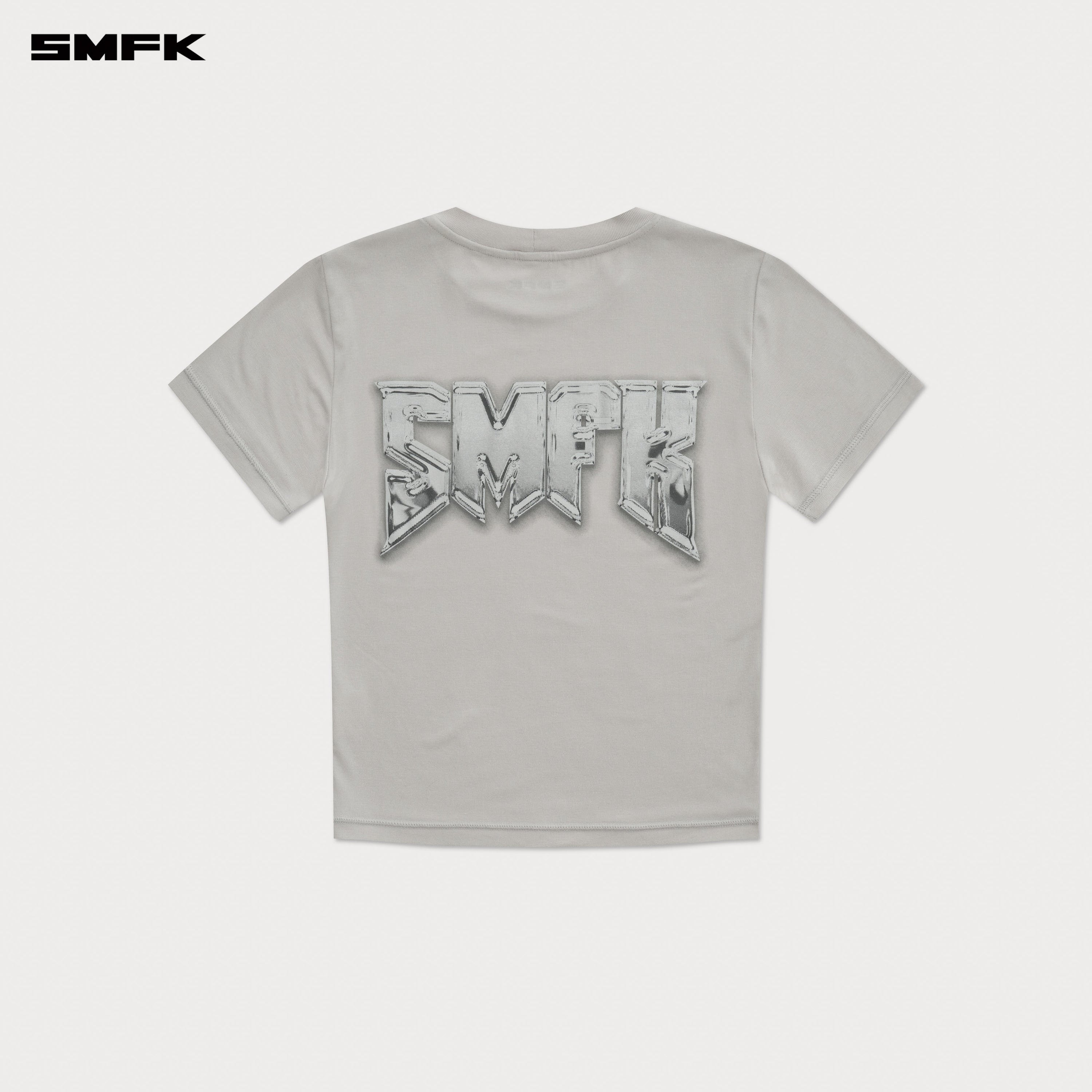 Compass Metal Rock Slim - Fit Tee Gray - SMFK Official