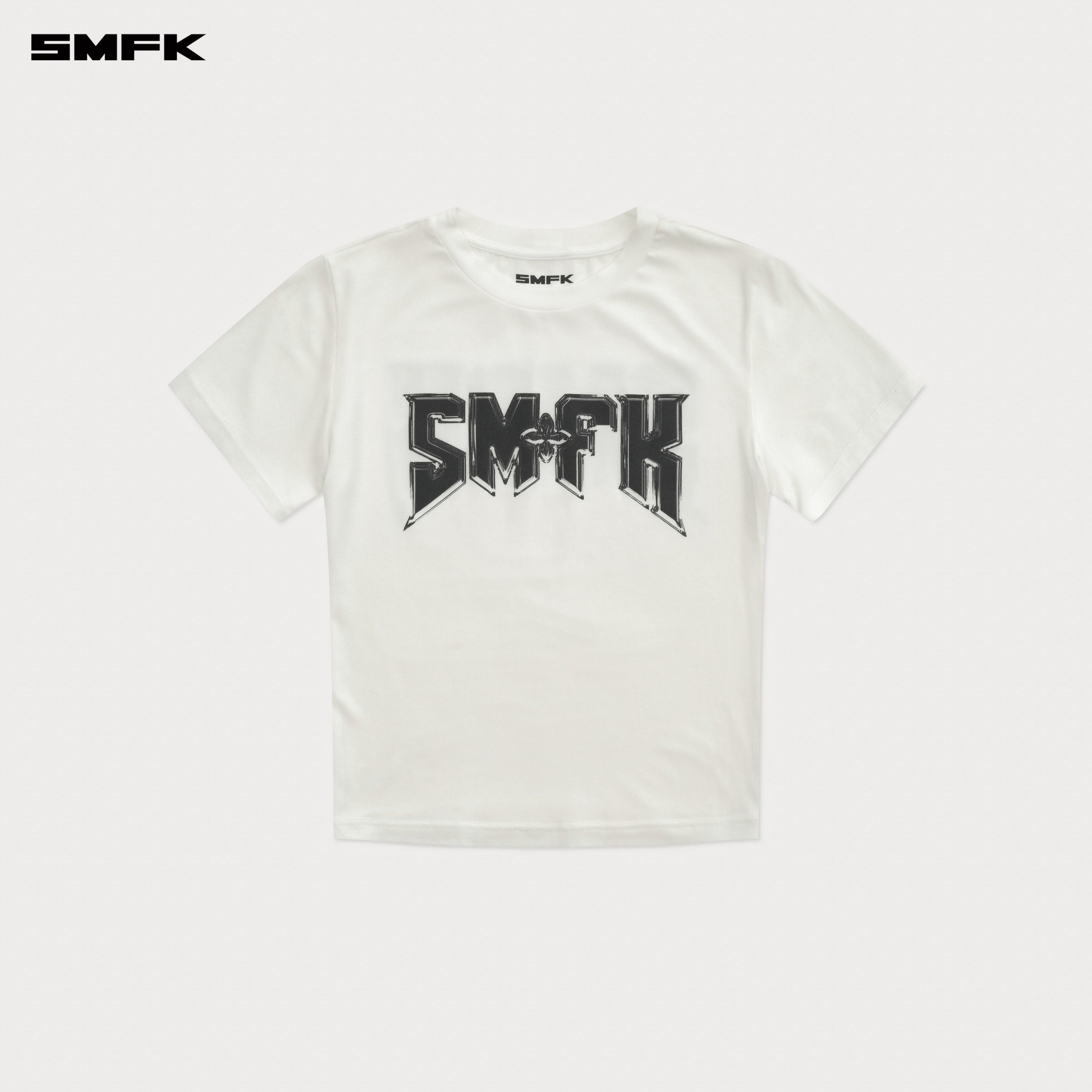 Compass Metal Rock Slim - Fit Tee White - SMFK Official